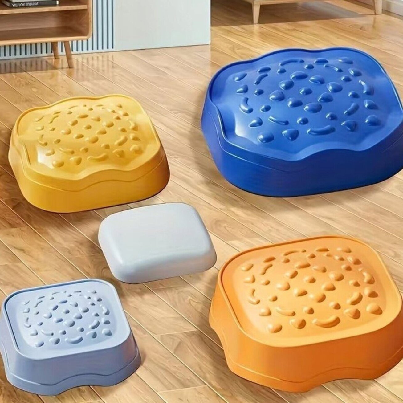 WOOPIE Sensoriniai balansavimo akmenys kliūčių trasai 2 WOOPIE Sensoriniai balansavimo akmenys kliūčių trasai 2