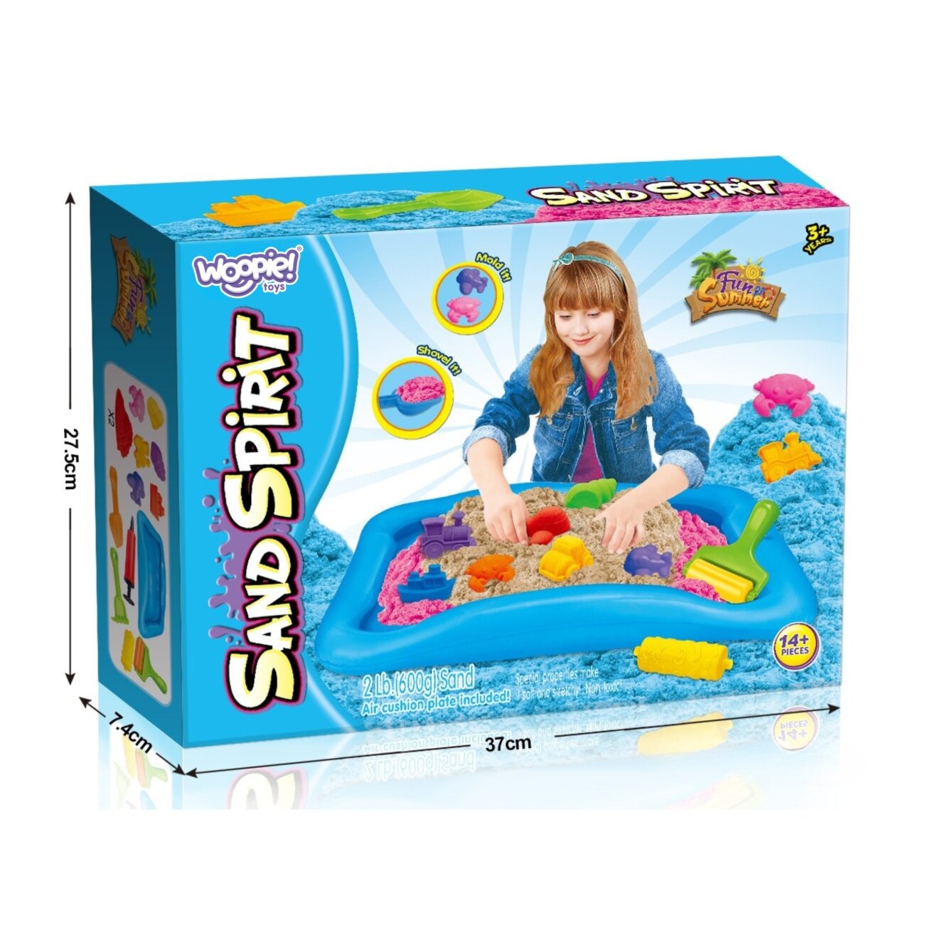 WOOPIE Magiškas kinetinis smėlis Rinkinys Baseinas Formelės 3+ 2 WOOPIE Magiškas kinetinis smėlis Rinkinys Baseinas Formelės 3+ 2