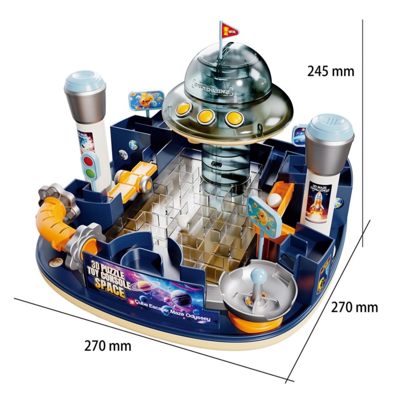 WOOPIE Kosminis 3D labirintas Vikrumo žaidimas Konsolė 3