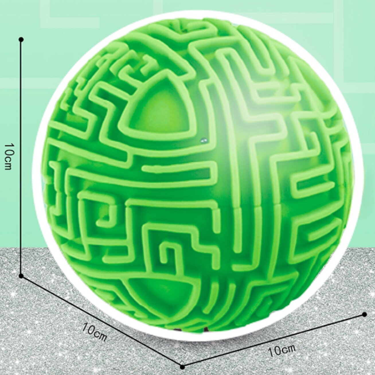 WOOPIE Žalias 3D labirinto kamuolys vikrumo žaidimas Amaze Ball 6 WOOPIE Žalias 3D labirinto kamuolys vikrumo žaidimas Amaze Ball 6
