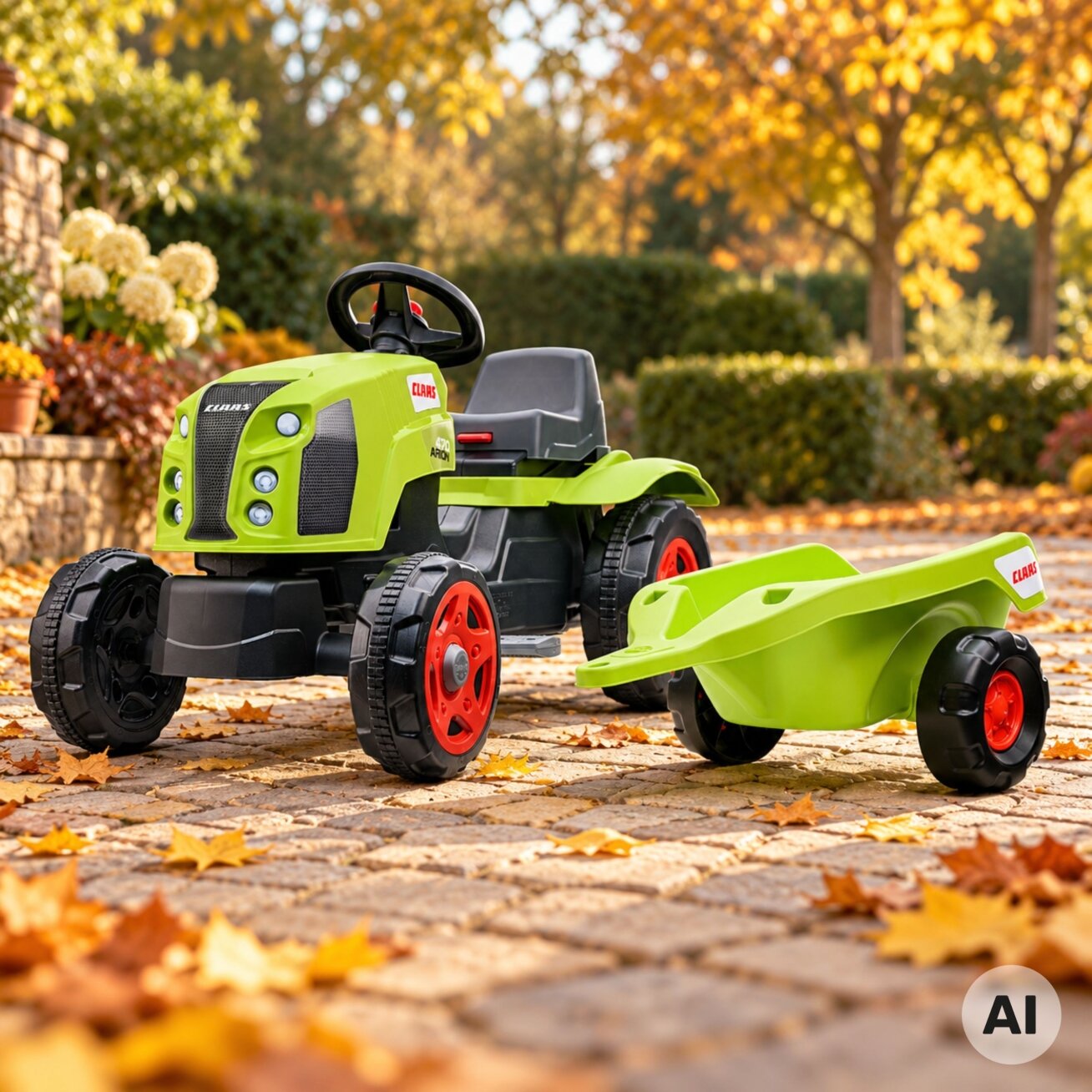 FALK minamas traktorius Claas Arion 470 su priekaba ir atidaromu variklio dangčiu 2–6 m. 2