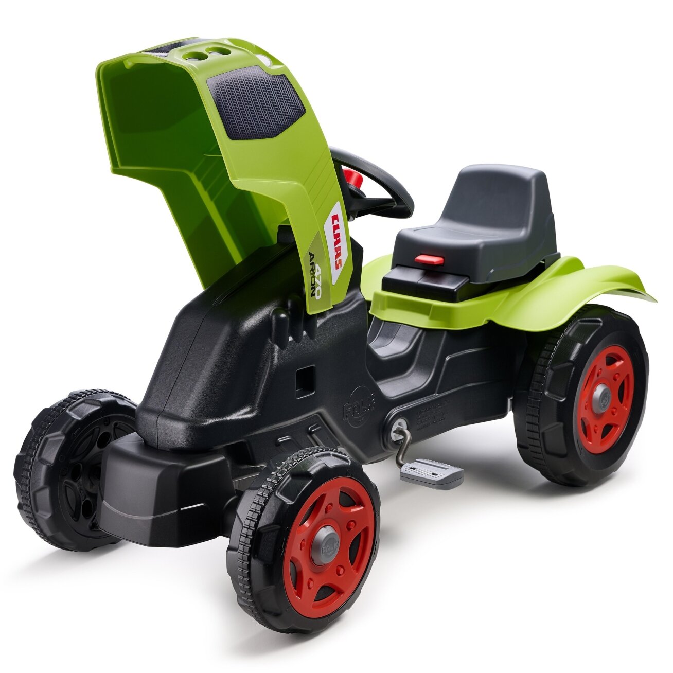 FALK minamas traktorius Claas Arion 470 su priekaba ir atidaromu variklio dangčiu 2–6 m. 3