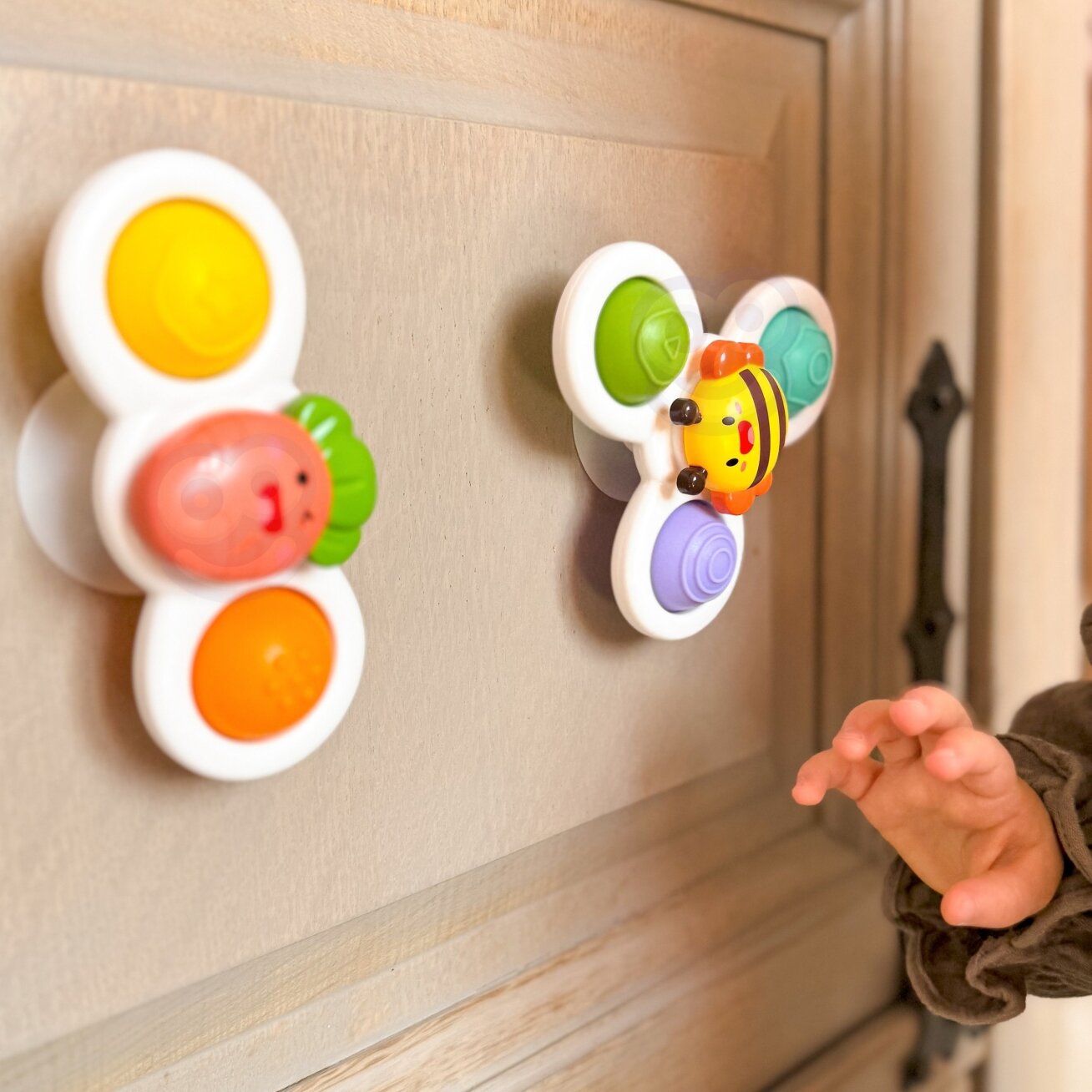 WOOPIE BABY sensorinis edukacinis spineris žaislas 3in1 3