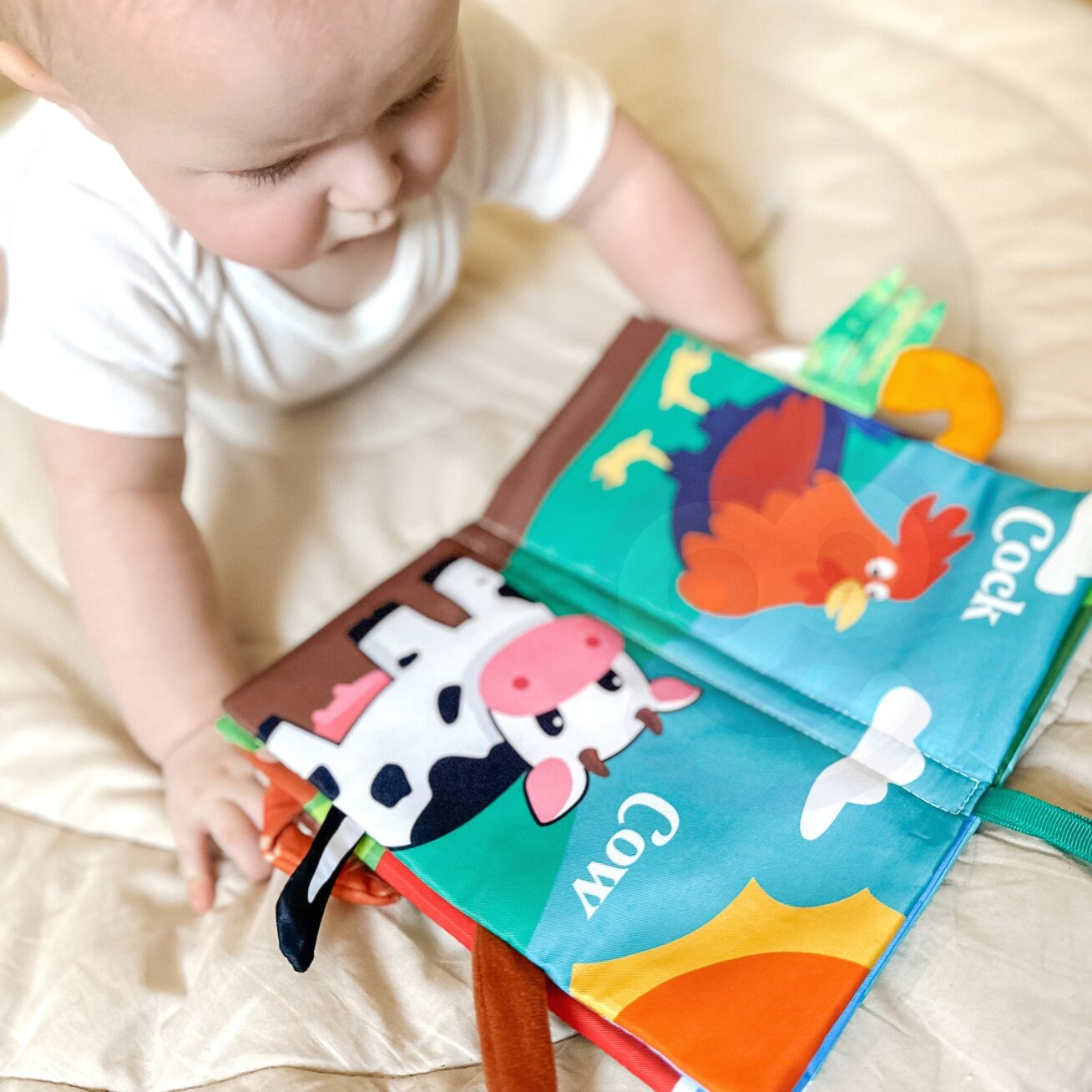 WOOPIE BABY Medžiaginė knygelė su gyvūnėlių uodegėlėmis 6 WOOPIE BABY Medžiaginė knygelė su gyvūnėlių uodegėlėmis 6