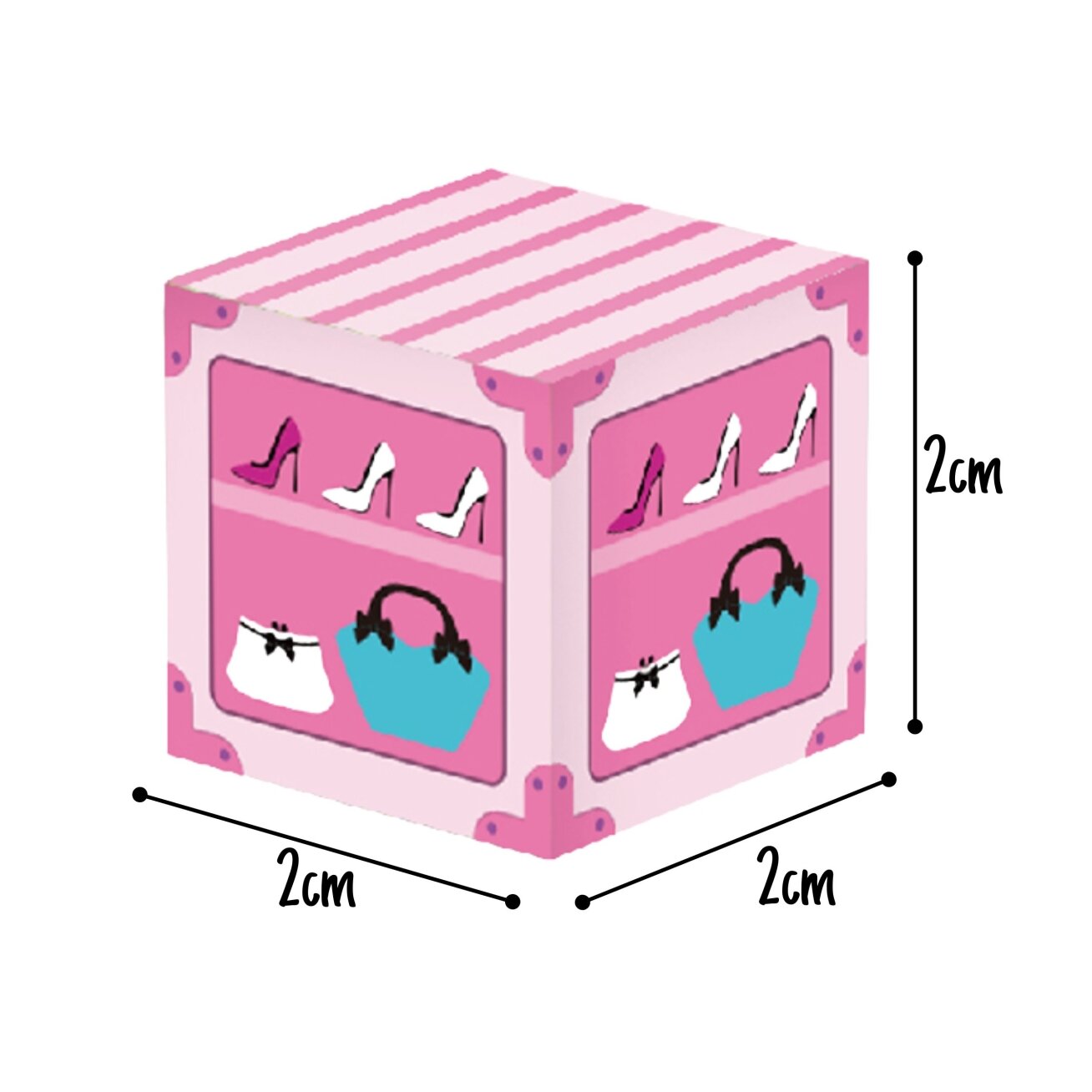 WOOPIE Magnetinės kaladėlės Kubai Magnetai 59 vnt. 3D 5