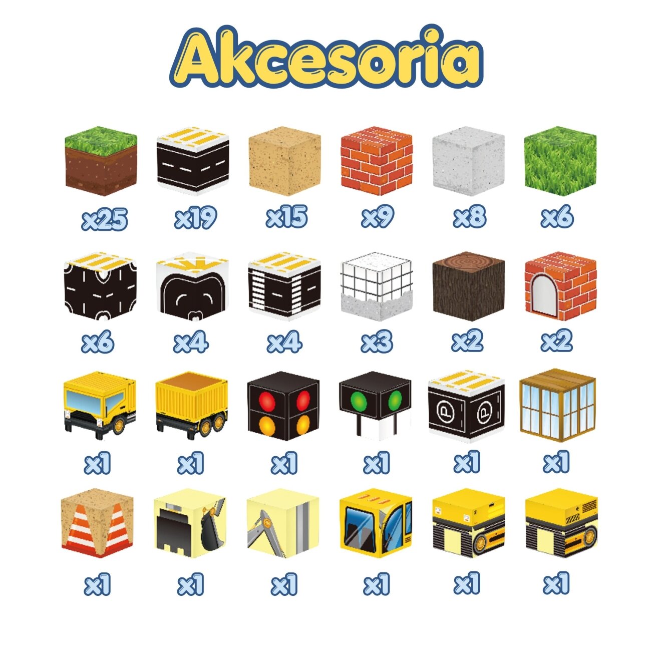 WOOPIE Magnetiniai konstrukciniai kaladėliai Statybų aikštelė 115 el. 3 WOOPIE Magnetiniai konstrukciniai kaladėliai Statybų aikštelė 115 el. 3