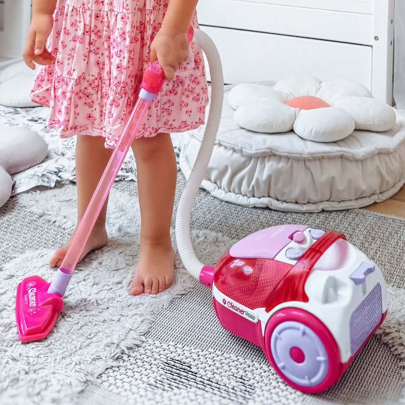 WOOPIE vaikiškas dulkių siurblys su siurbimo funkcija, rožinis 25 WOOPIE vaikiškas dulkių siurblys su siurbimo funkcija, rožinis 25
