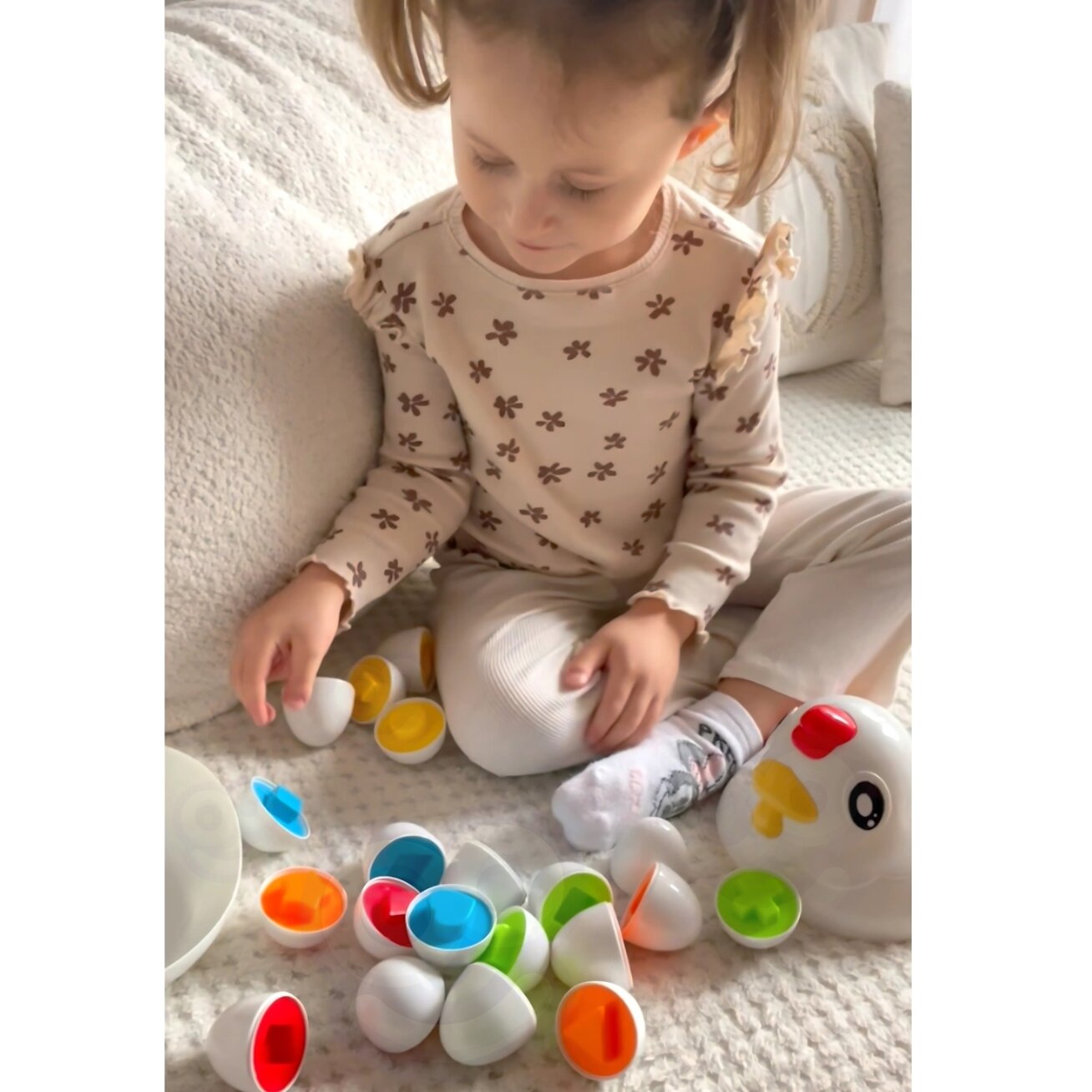 WOOPIE Edukacinė vištelė Montessori rūšiuoklis formų mokymuisi 4 WOOPIE Edukacinė vištelė Montessori rūšiuoklis formų mokymuisi 4