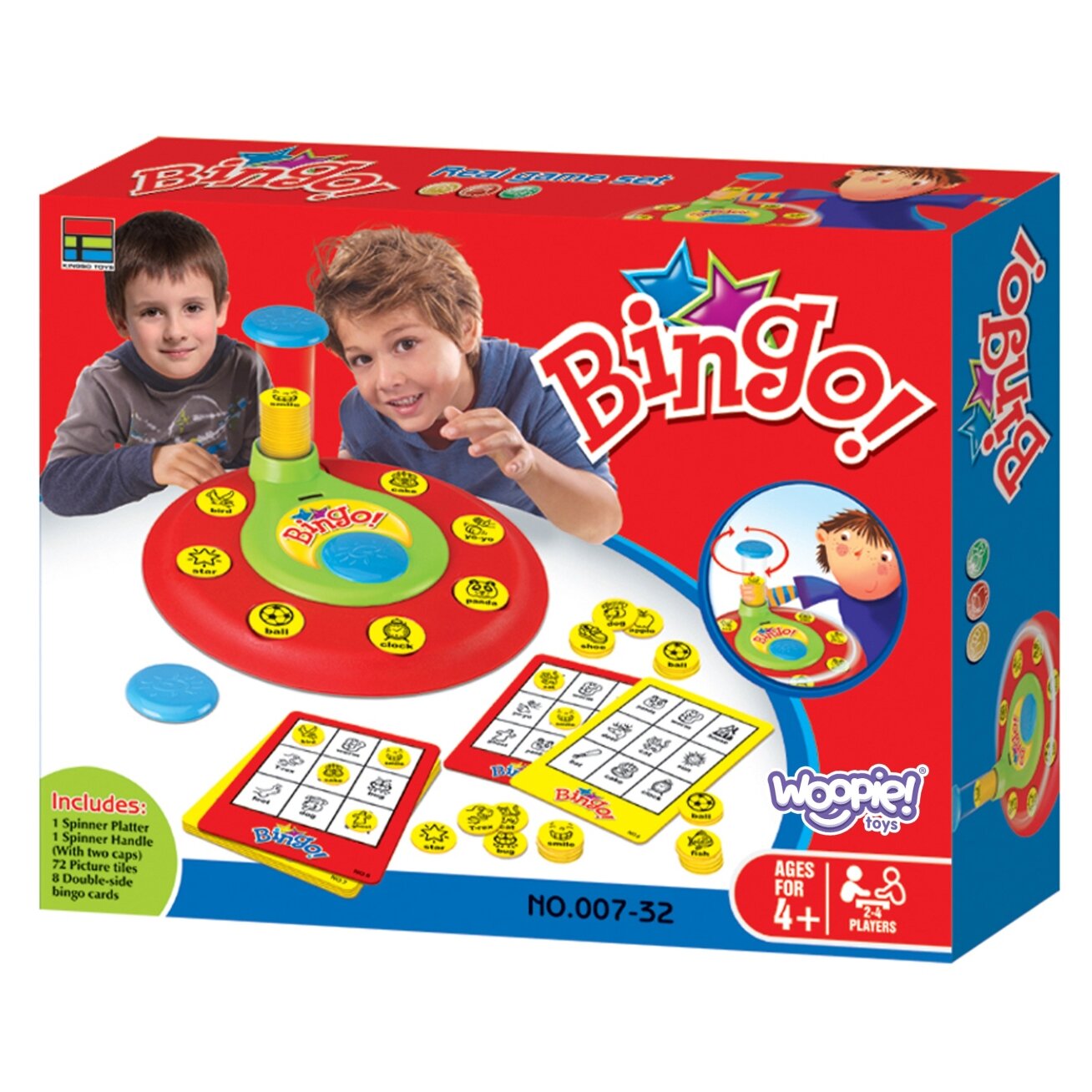 WOOPIE Bingo žaidimas Suderink žetonus stalo žaidimas visai šeimai 7