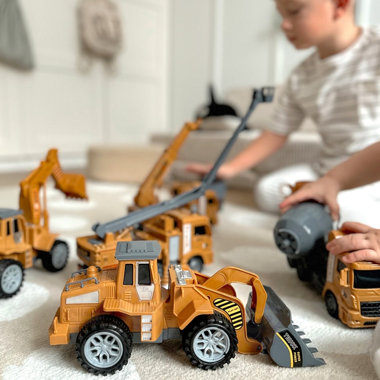 WOOPIE Didelis statybinių automobilių rinkinys 6in1 2 WOOPIE Didelis statybinių automobilių rinkinys 6in1 2