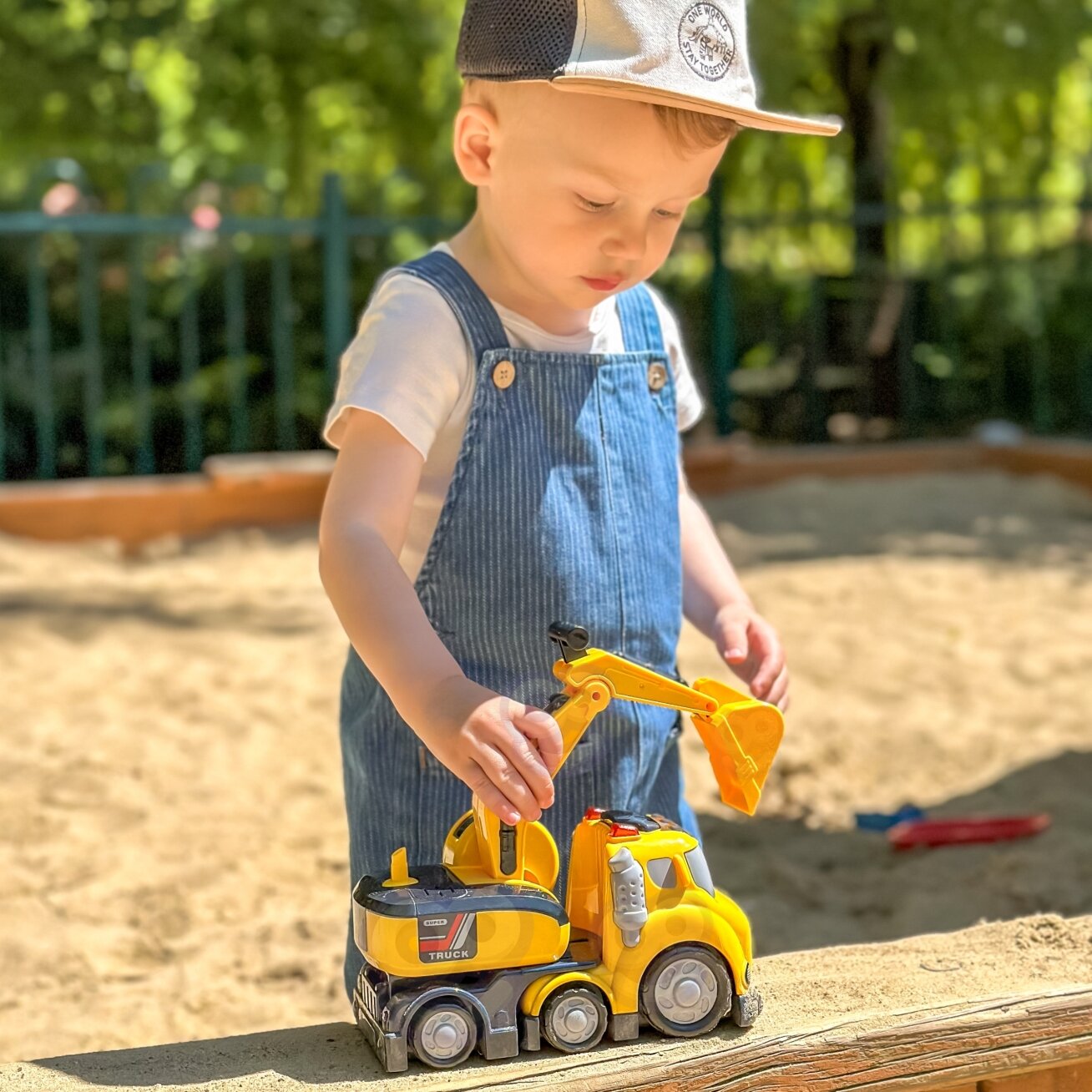 WOOPIE ekskavatorius City Truck su garso ir šviesos efektais 2
