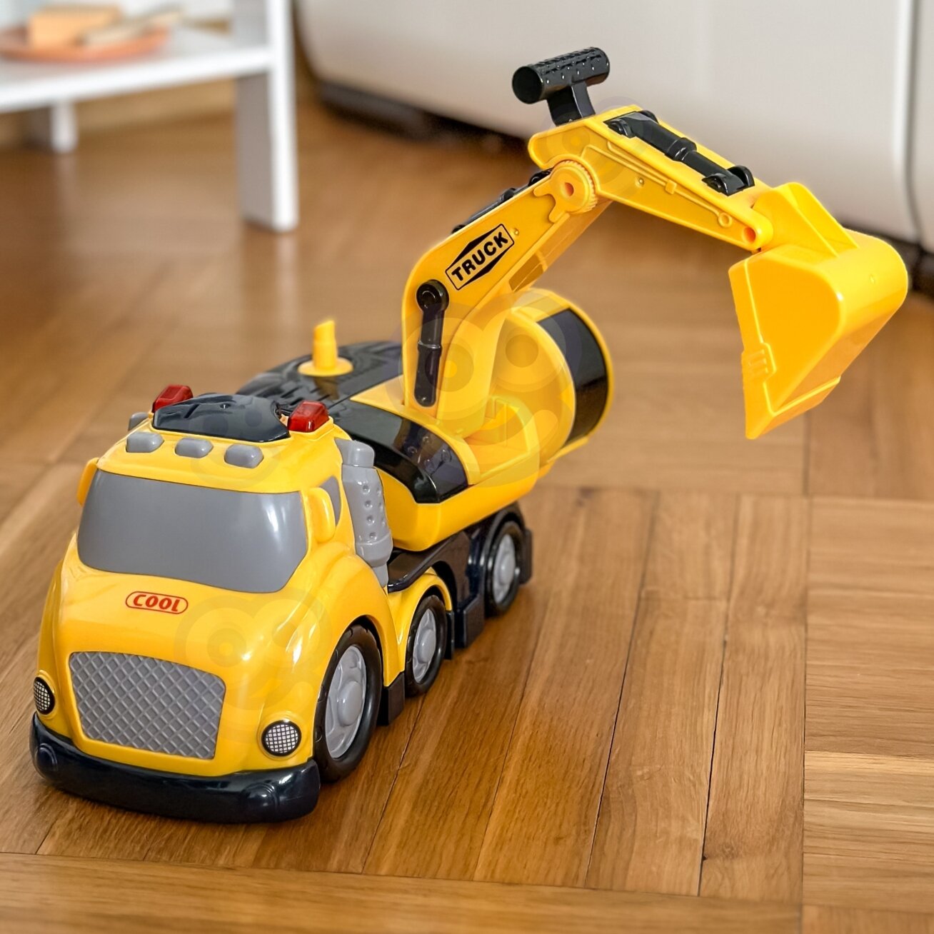 WOOPIE ekskavatorius City Truck su garso ir šviesos efektais 7 WOOPIE ekskavatorius City Truck su garso ir šviesos efektais 7