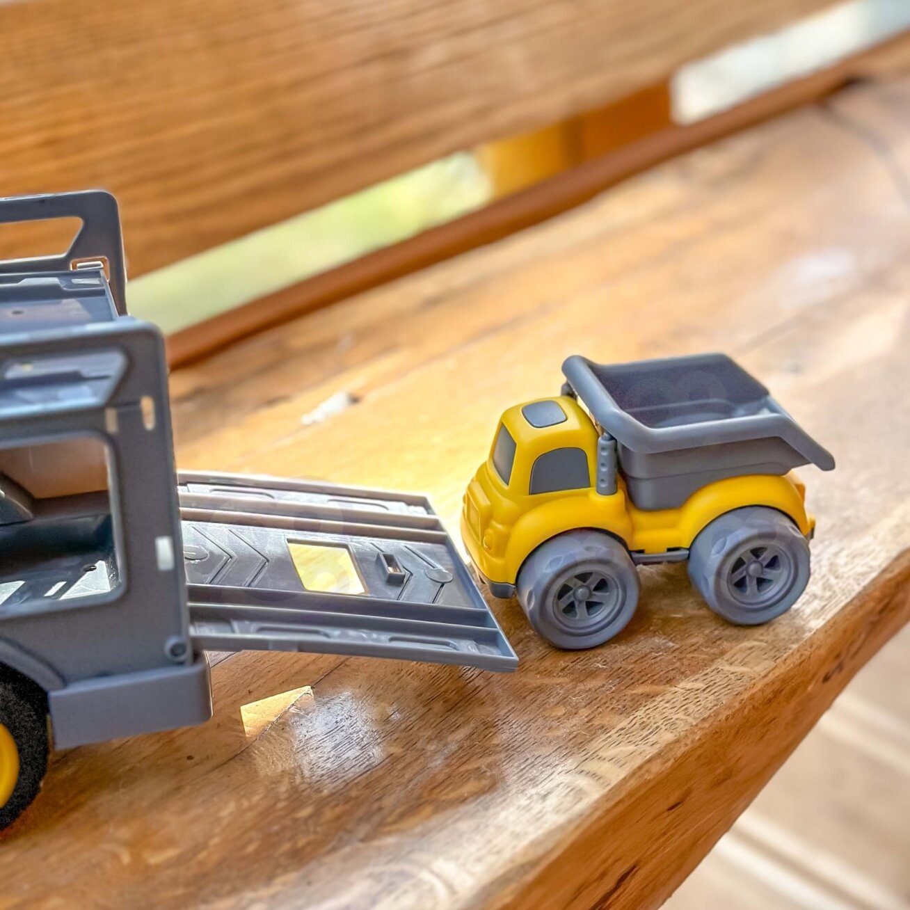 WOOPIE tralas rinkinys 4in1 statybinės transporto priemonės 3 WOOPIE tralas rinkinys 4in1 statybinės transporto priemonės 3