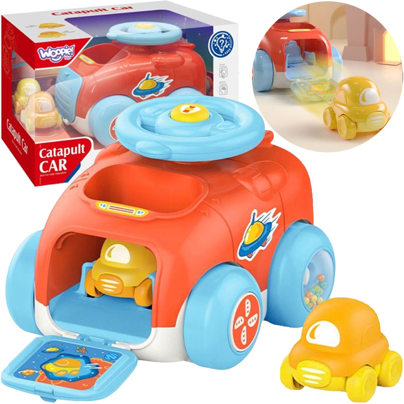 WOOPIE BABY Automobilių paleidimo įrenginys Auto katapulta rinkinys