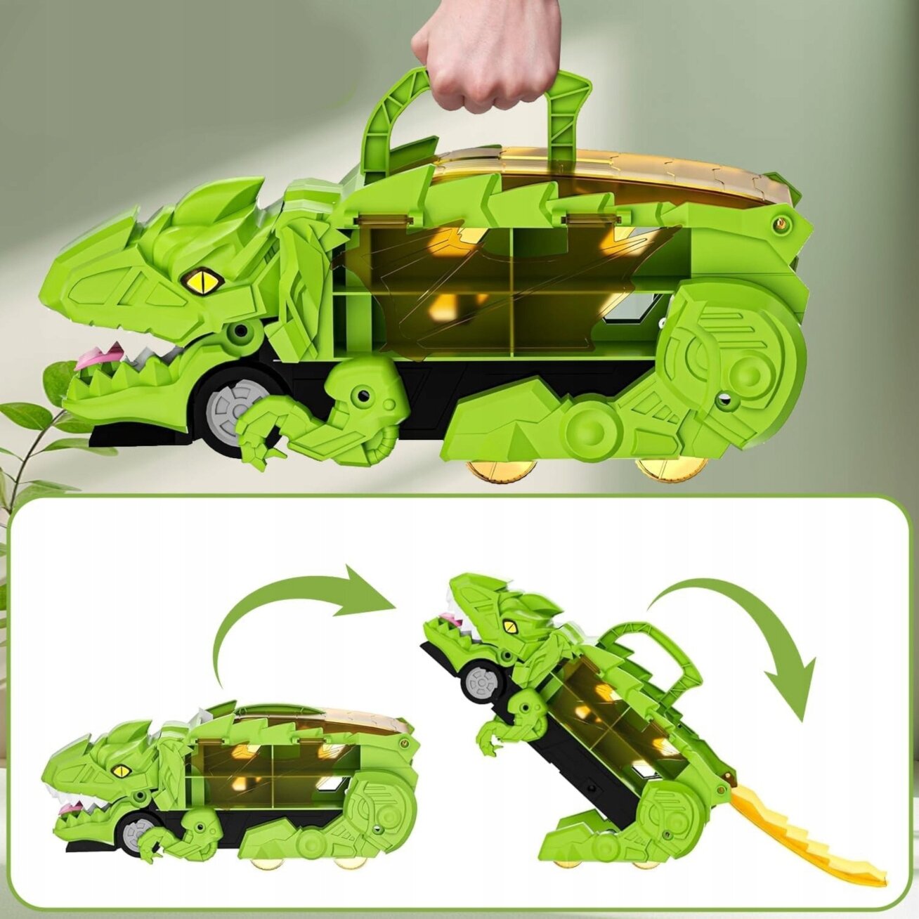 WOOPIE Transporto priemonių rinkinys Dinozauro rijiko trasa 13 el. 5 WOOPIE Transporto priemonių rinkinys Dinozauro rijiko trasa 13 el. 5