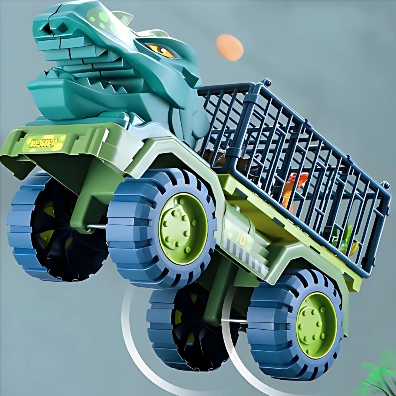 WOOPIE Dinozaurų sunkvežimis-transportuotojas figūrėlėms 6