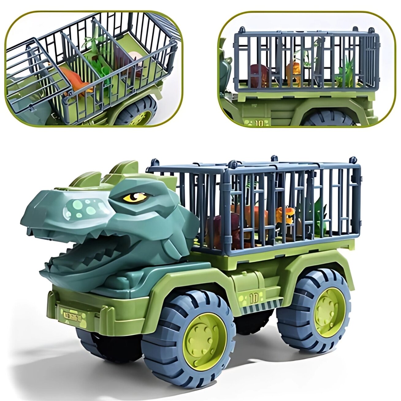 WOOPIE Dinozaurų sunkvežimis-transportuotojas figūrėlėms 7 WOOPIE Dinozaurų sunkvežimis-transportuotojas figūrėlėms 7