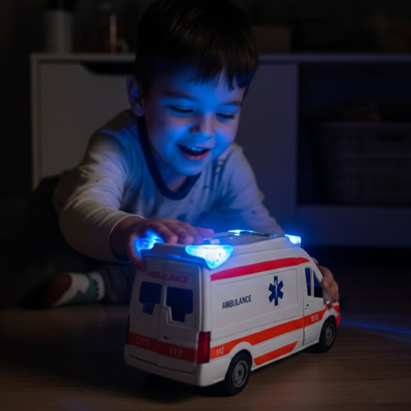 WOOPIE Greitoji pagalba Greitosios automobilis su neštuvais rinkinyje + garso ir šviesos signalai 1