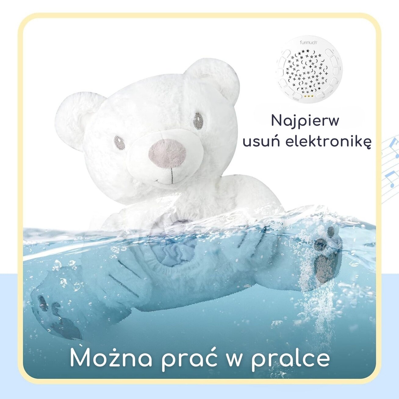 WOOPIE BABY minkštas žaislas meškiukas su projektoriumi, raminantis, 15 melodijų 6 WOOPIE BABY minkštas žaislas meškiukas su projektoriumi, raminantis, 15 melodijų 6