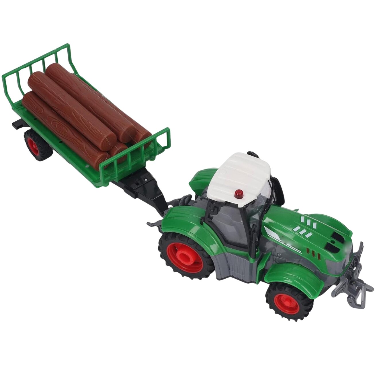 WOOPIE Nuotoliniu pultu valdomas RC traktorius su priekaba - mastelis 1:24 7
