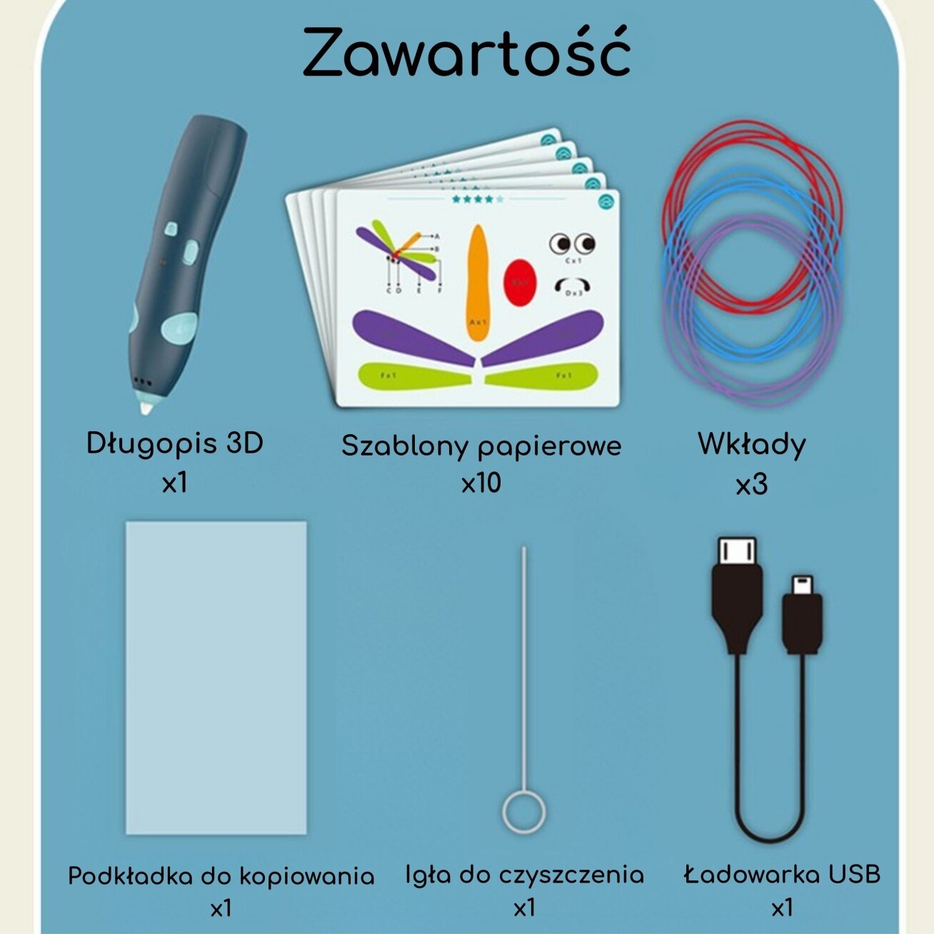 WOOPIE 3D spausdintuvas-rašiklis Pen saugūs užpildai USB 3 WOOPIE 3D spausdintuvas-rašiklis Pen saugūs užpildai USB 3