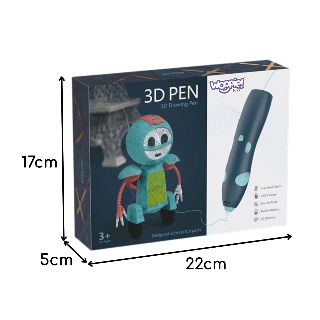 WOOPIE 3D spausdintuvas-rašiklis Pen saugūs užpildai USB 6 WOOPIE 3D spausdintuvas-rašiklis Pen saugūs užpildai USB 6