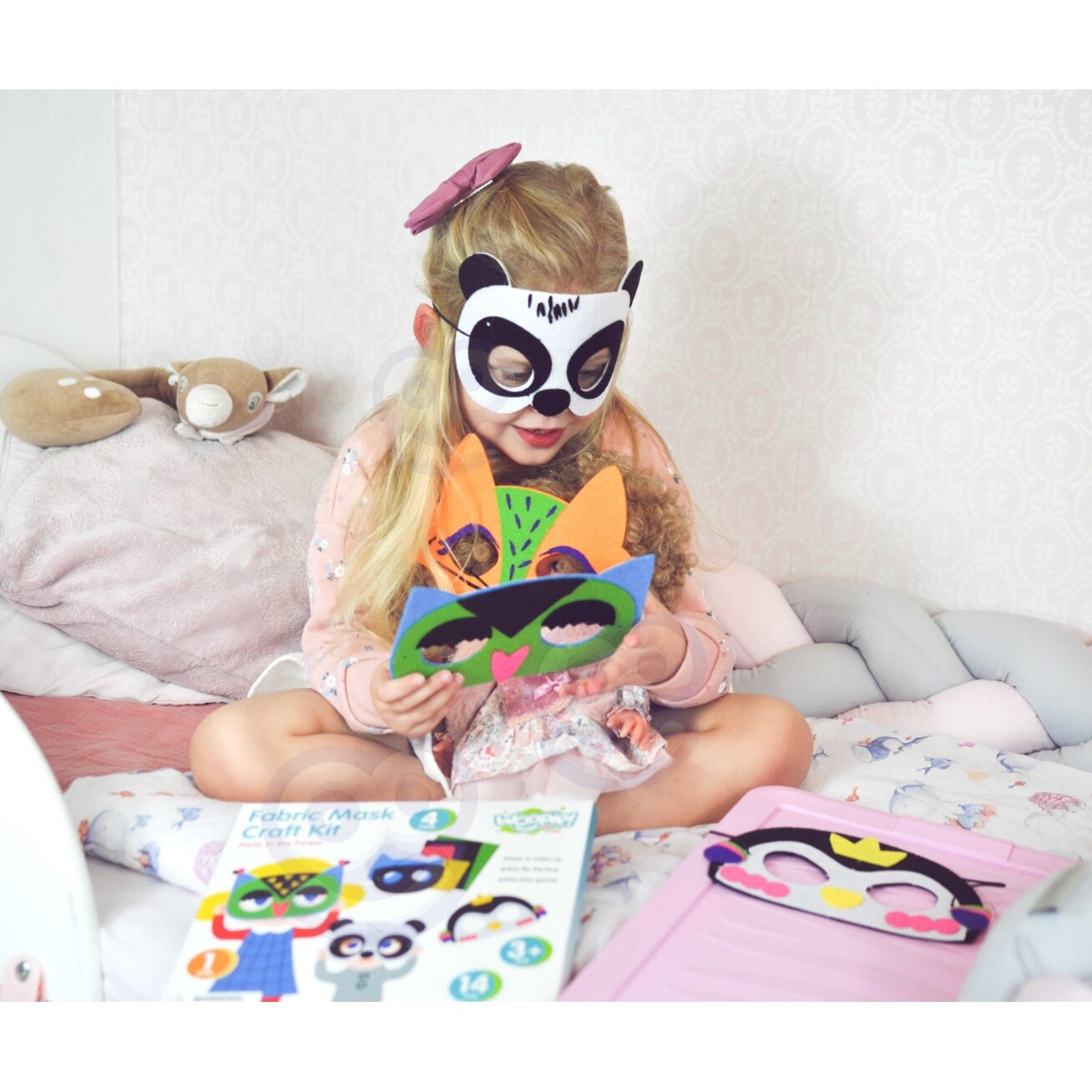 WOOPIE ART&FUN Kūrybinis rinkinys Veltinės kaukės Pasidaryk pats 4 vnt. 3 WOOPIE ART&FUN Kūrybinis rinkinys Veltinės kaukės Pasidaryk pats 4 vnt. 3