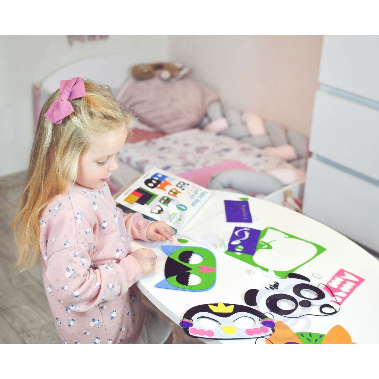 WOOPIE ART&FUN Kūrybinis rinkinys Veltinės kaukės Pasidaryk pats 4 vnt. 4 WOOPIE ART&FUN Kūrybinis rinkinys Veltinės kaukės Pasidaryk pats 4 vnt. 4
