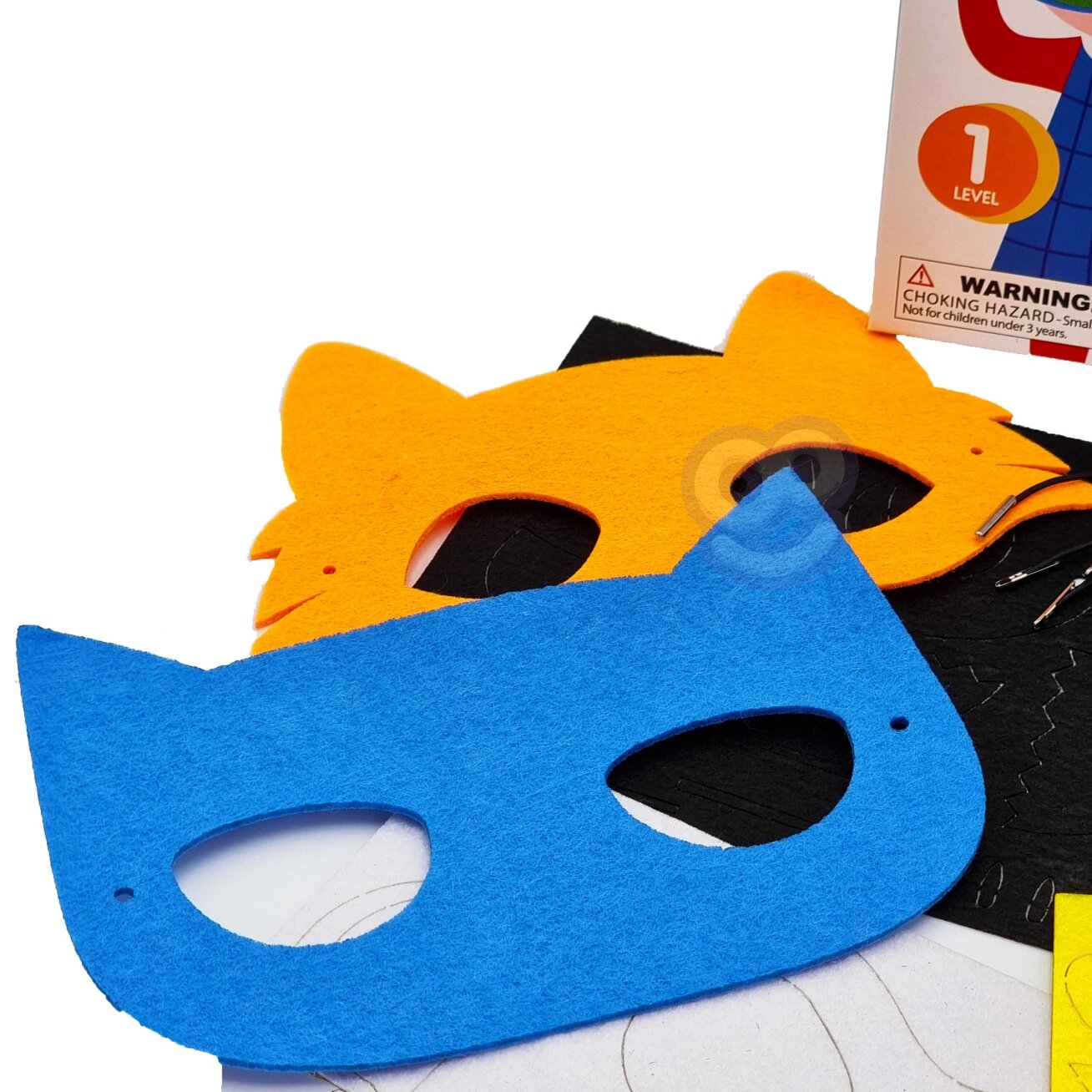 WOOPIE ART&FUN Kūrybinis rinkinys Veltinės kaukės Pasidaryk pats 4 vnt. 10 WOOPIE ART&FUN Kūrybinis rinkinys Veltinės kaukės Pasidaryk pats 4 vnt. 10