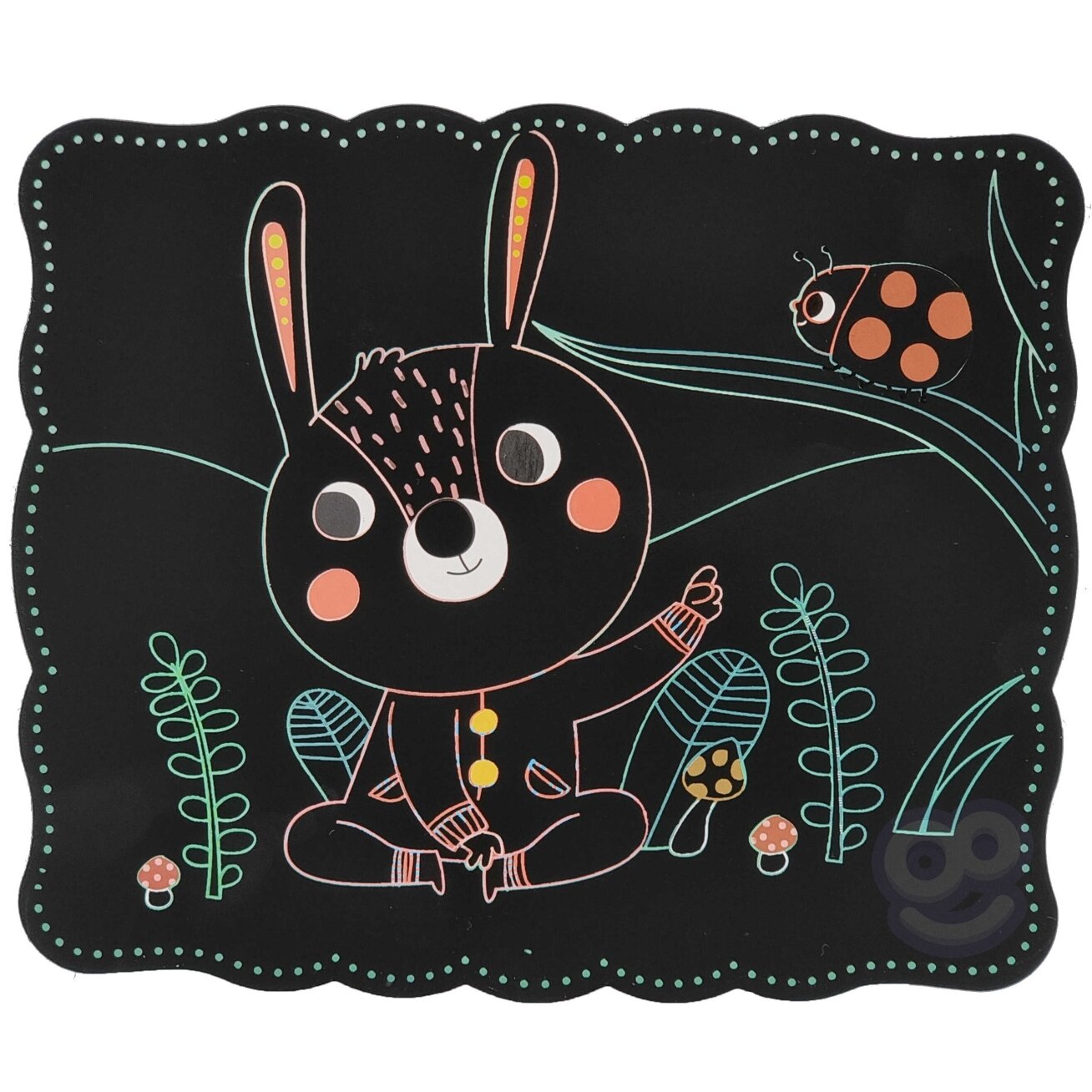 WOOPIE ART&FUN Kūrybinis rinkinys vaikams – nubraukymo (scratch) kortelės, 7 el. 13