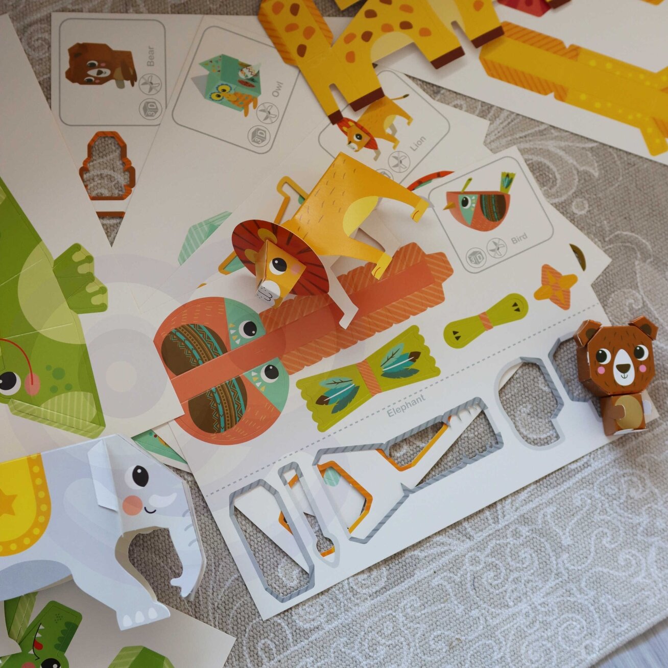 WOOPIE ART&FUN Kūrybinis rinkinys 3D origami „Pasidaryk pats“ 10 gyvūnėlių 7 WOOPIE ART&FUN Kūrybinis rinkinys 3D origami „Pasidaryk pats“ 10 gyvūnėlių 7