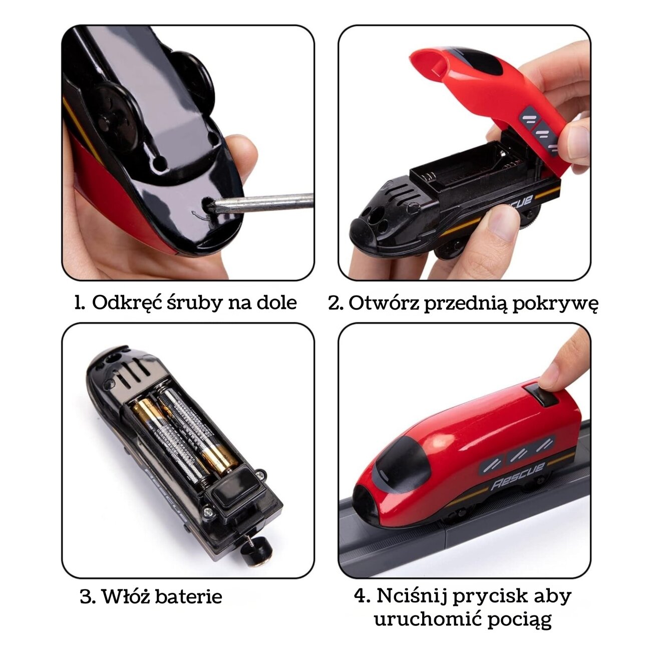 WOOPIE Elektrinis traukinio rinkinys Pendolino gaisrinė 66 el. 8 WOOPIE Elektrinis traukinio rinkinys Pendolino gaisrinė 66 el. 8