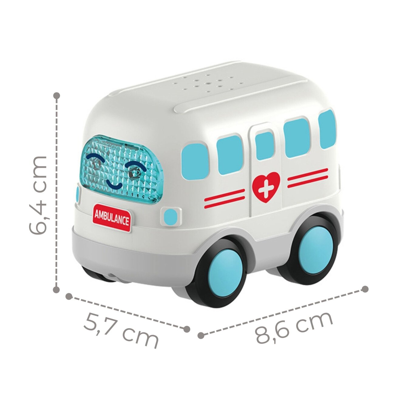 WOOPIE BABY Interaktyvus greitosios pagalbos automobilis Ambulansas Garso efektai Šviesos 5
