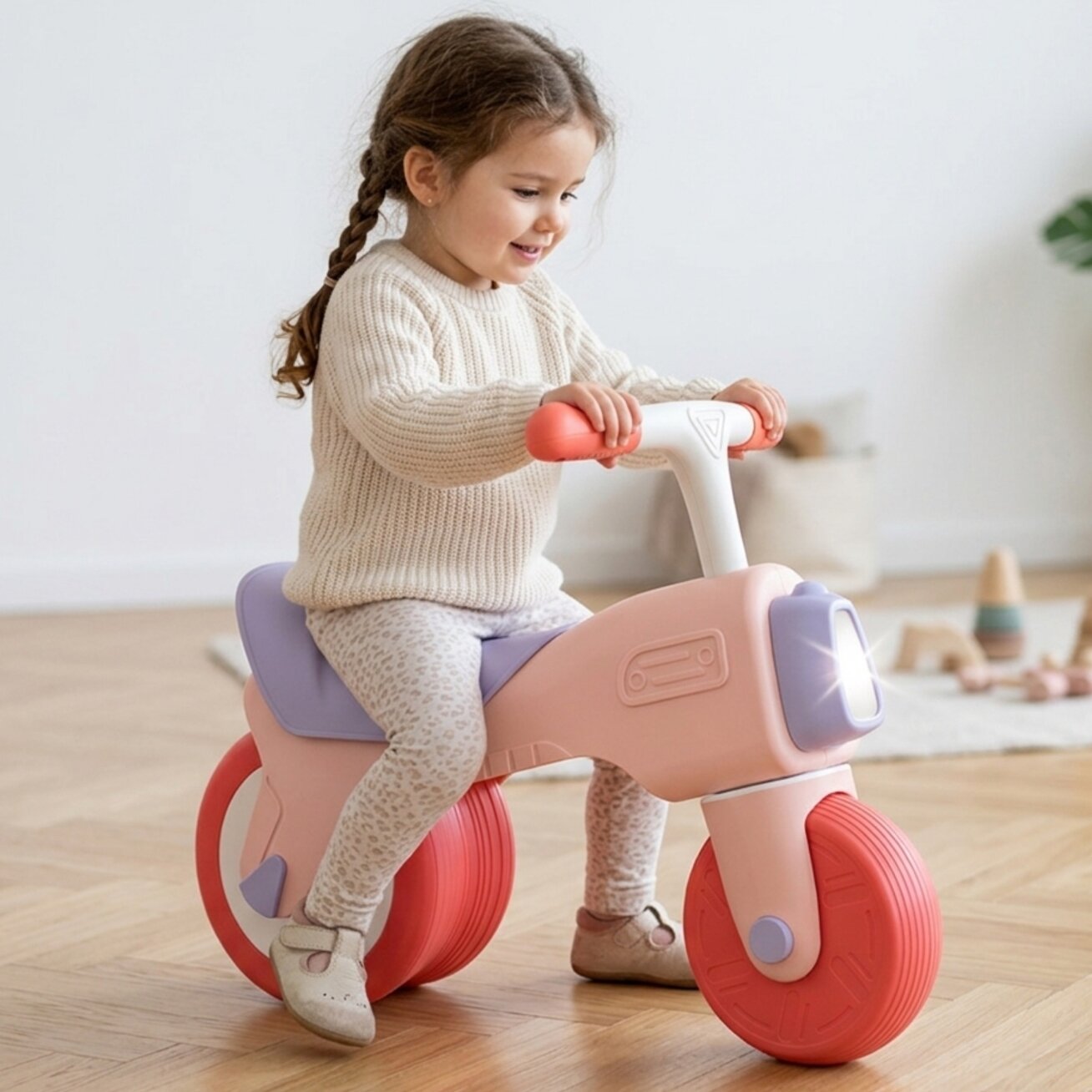WOOPIE BABY Balansinis dviratukas Ežiukas Garsas 18m+ Rožinis 1 WOOPIE BABY Balansinis dviratukas Ežiukas Garsas 18m+ Rožinis 1