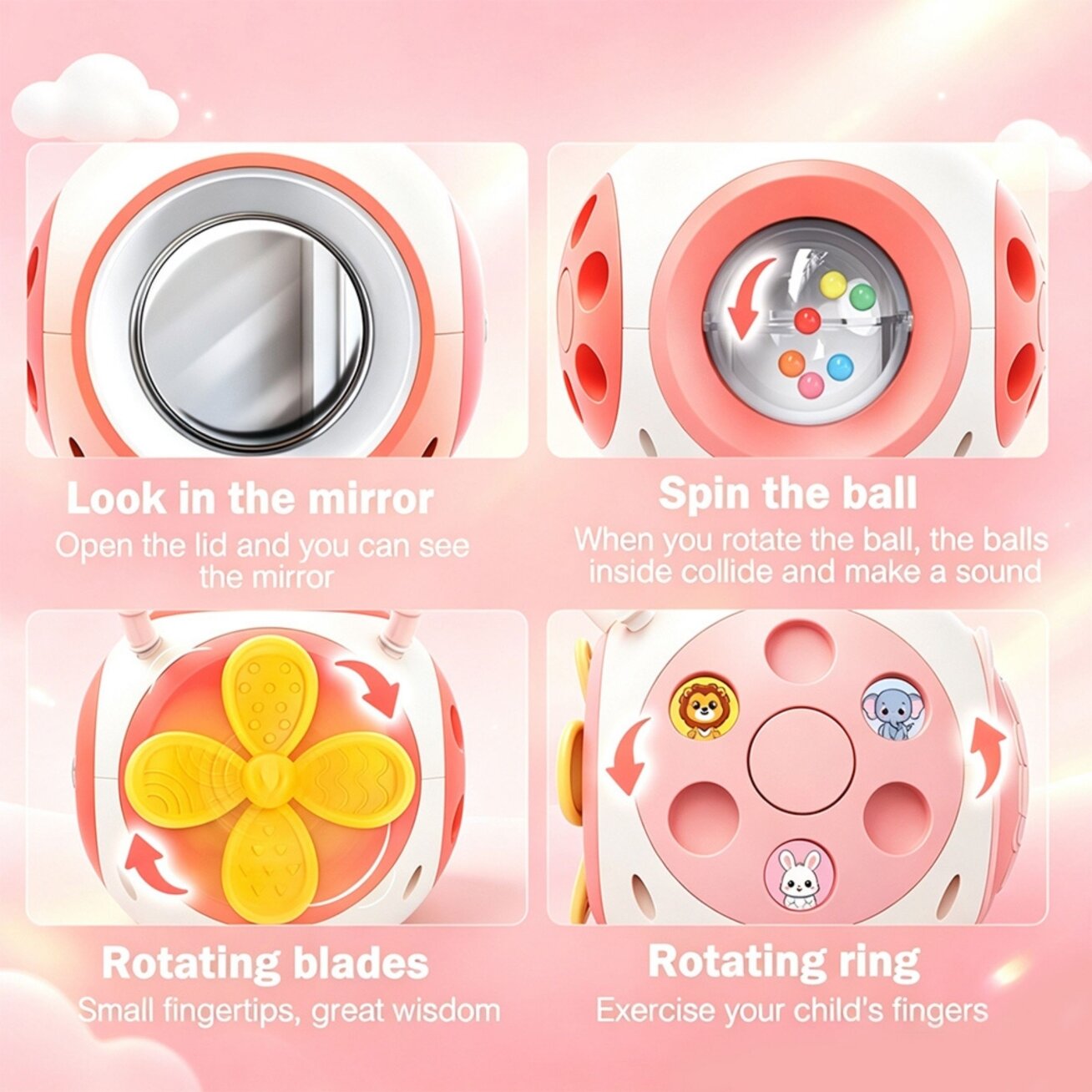 WOOPIE BABY edukacinis pianinas-triušiukas vaikams rožinis 7 WOOPIE BABY edukacinis pianinas-triušiukas vaikams rožinis 7