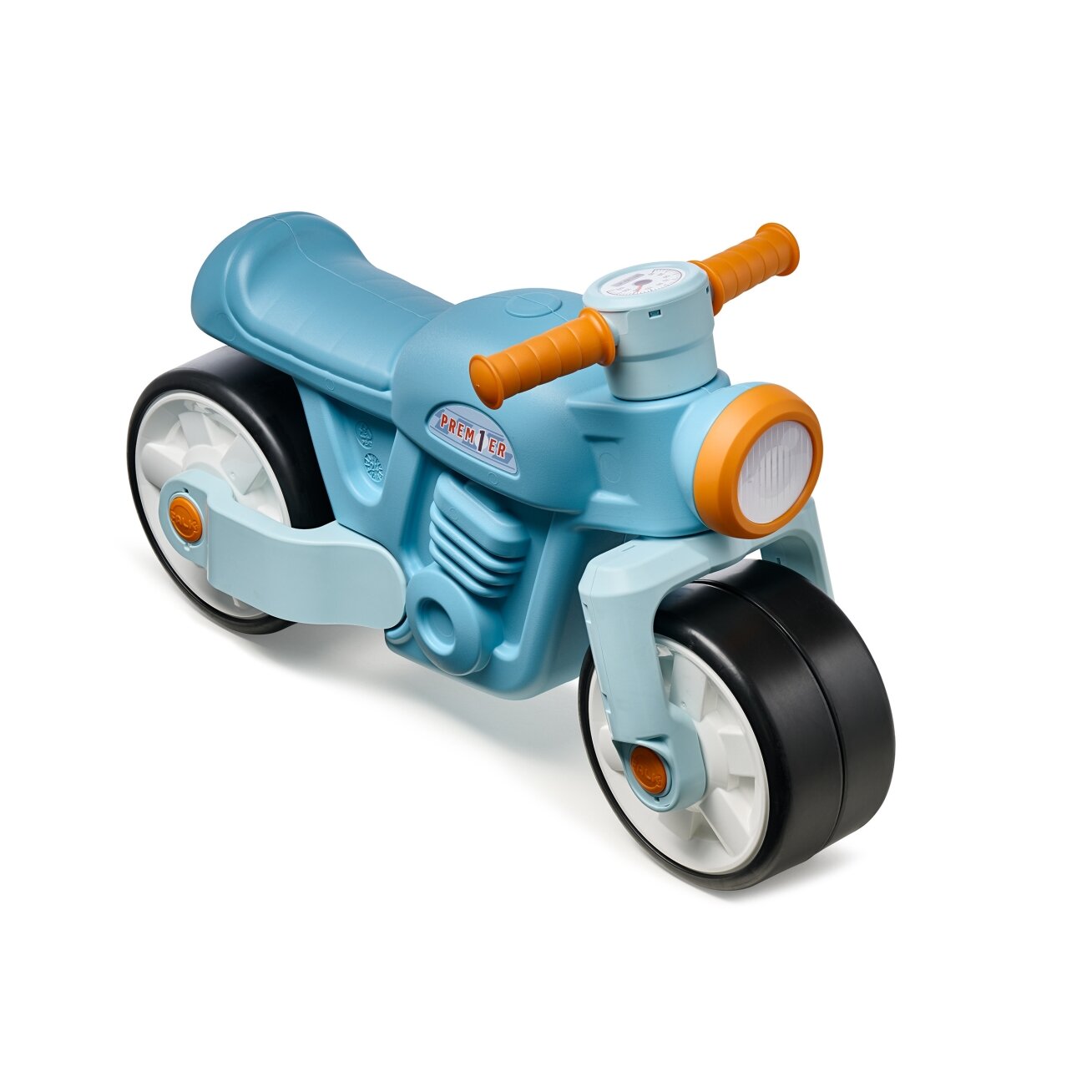 FALK balansinis motocikliukas su tyliomis ratukais Motor Prem1er Retro mėlynas 1+ 2 FALK balansinis motocikliukas su tyliomis ratukais Motor Prem1er Retro mėlynas 1+ 2