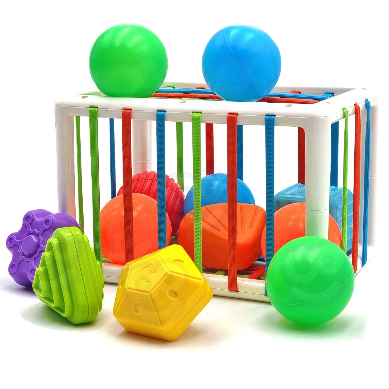 WOOPIE BABY Elastingas sensorinis kubas-rūšiuoklis vaikams Spalvotos formos 13 vnt. 7 WOOPIE BABY Elastingas sensorinis kubas-rūšiuoklis vaikams Spalvotos formos 13 vnt. 7