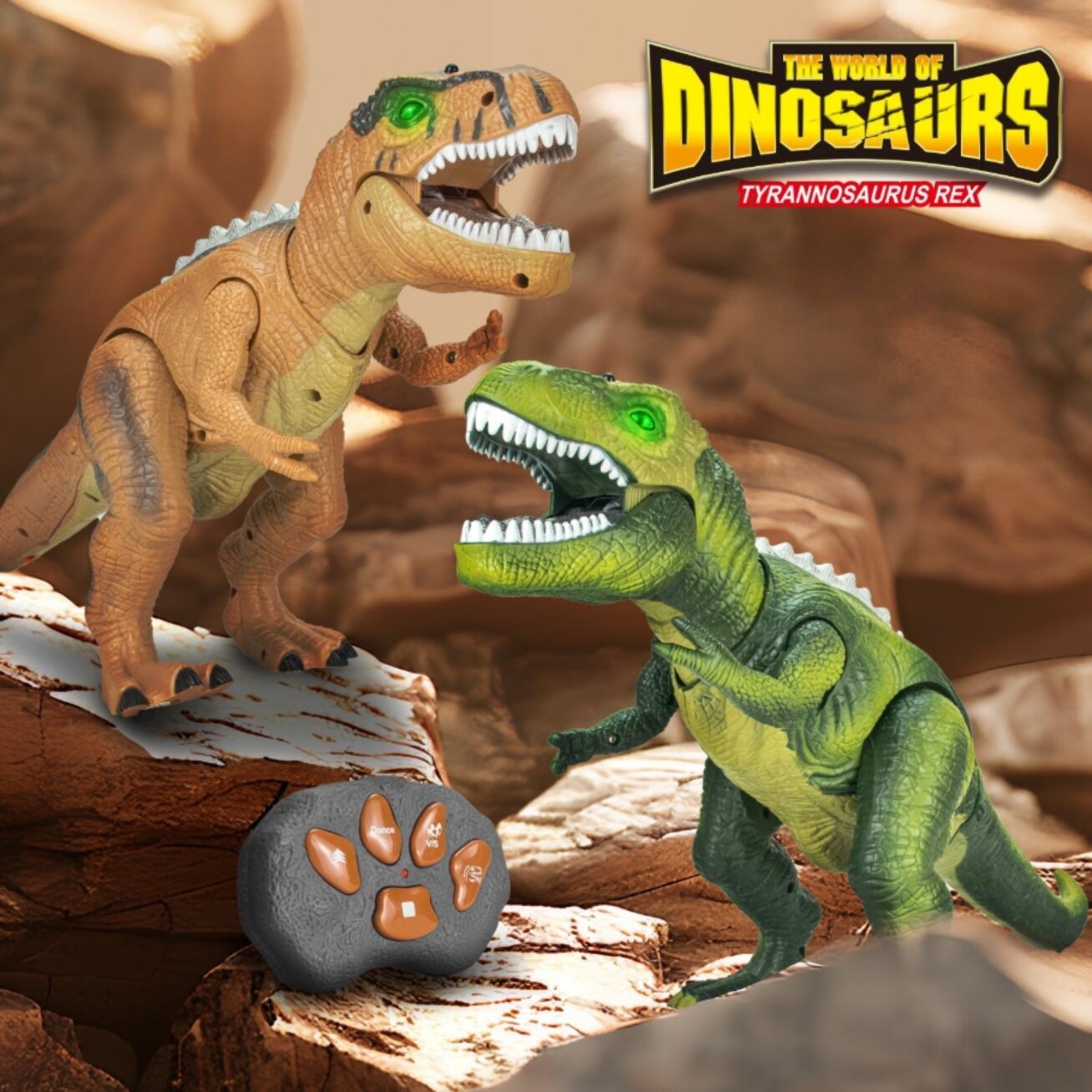 WOOPIE Nuotoliniu būdu valdomas RC dinozauras Tyrannosaurus Rex 9 WOOPIE Nuotoliniu būdu valdomas RC dinozauras Tyrannosaurus Rex 9
