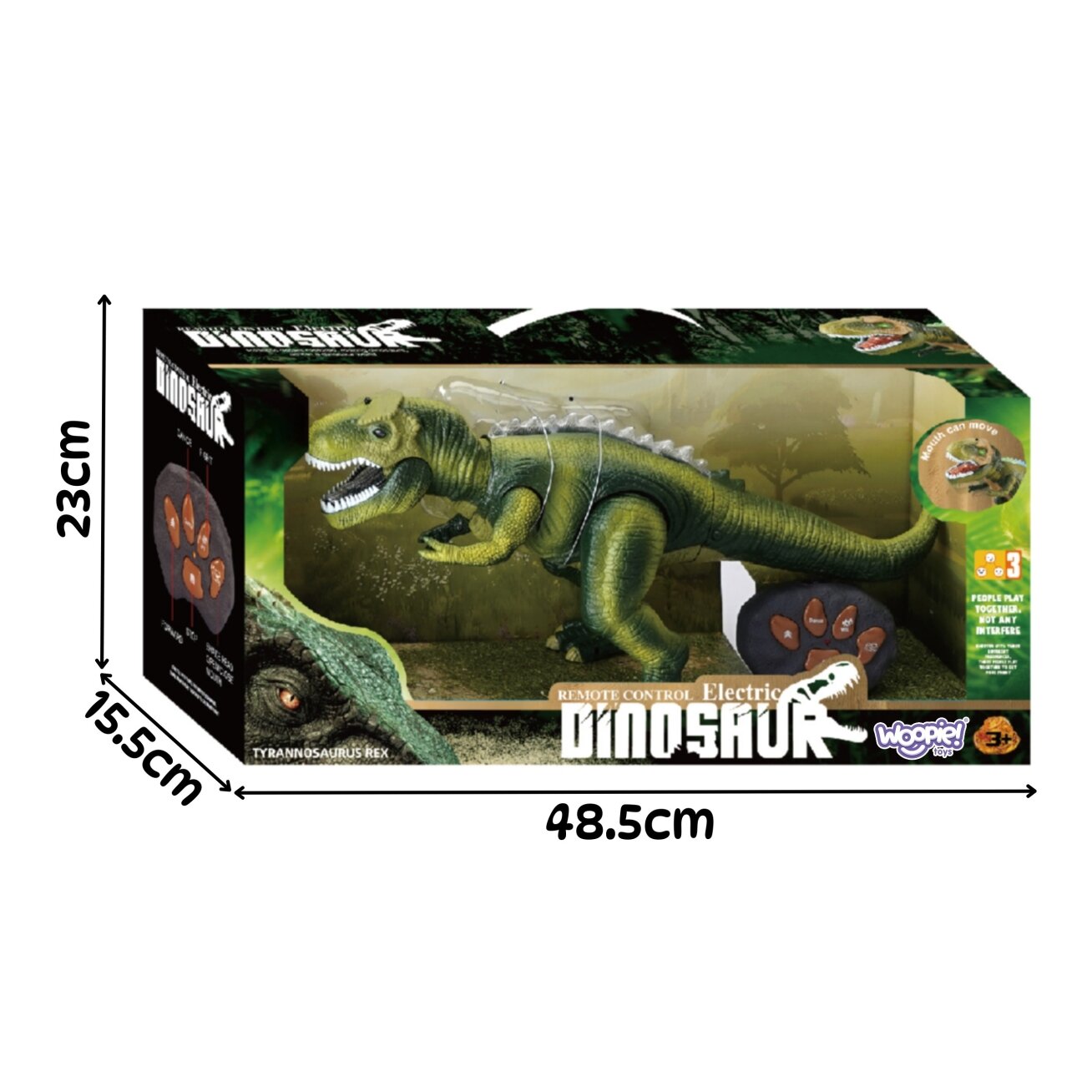 WOOPIE Nuotoliniu būdu valdomas RC dinozauras Tyrannosaurus Rex 14 WOOPIE Nuotoliniu būdu valdomas RC dinozauras Tyrannosaurus Rex 14