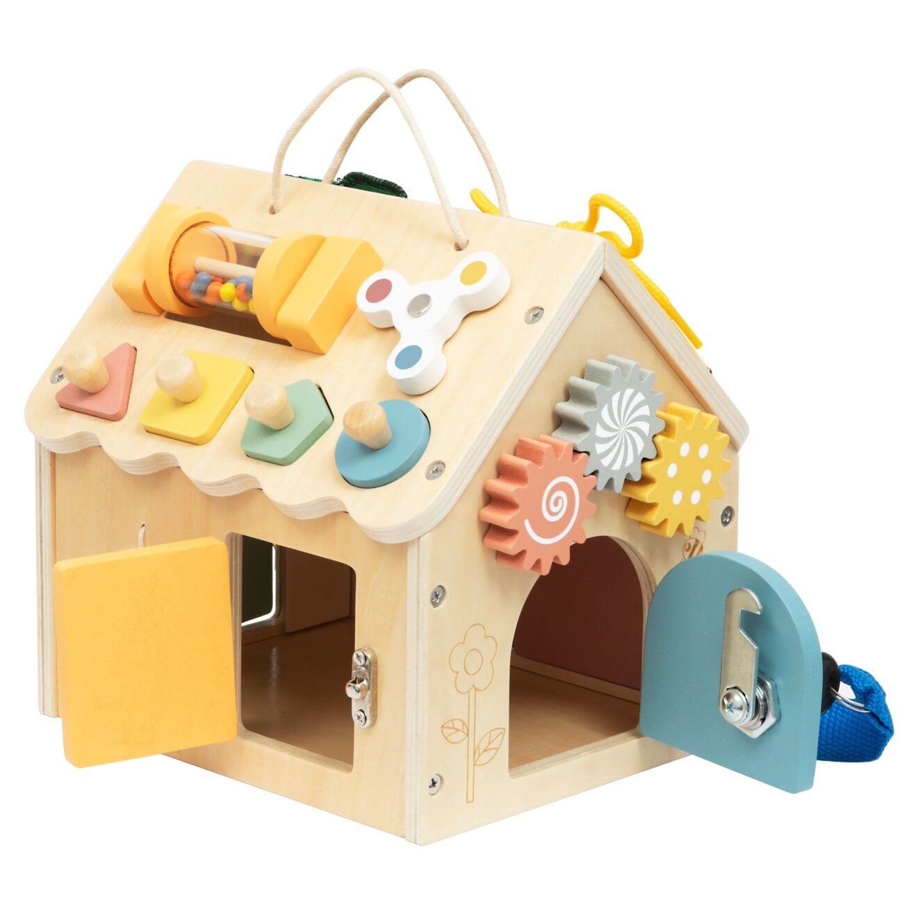 TOOKY TOY Medinis manipuliacinis namelis 3 TOOKY TOY Medinis manipuliacinis namelis 3