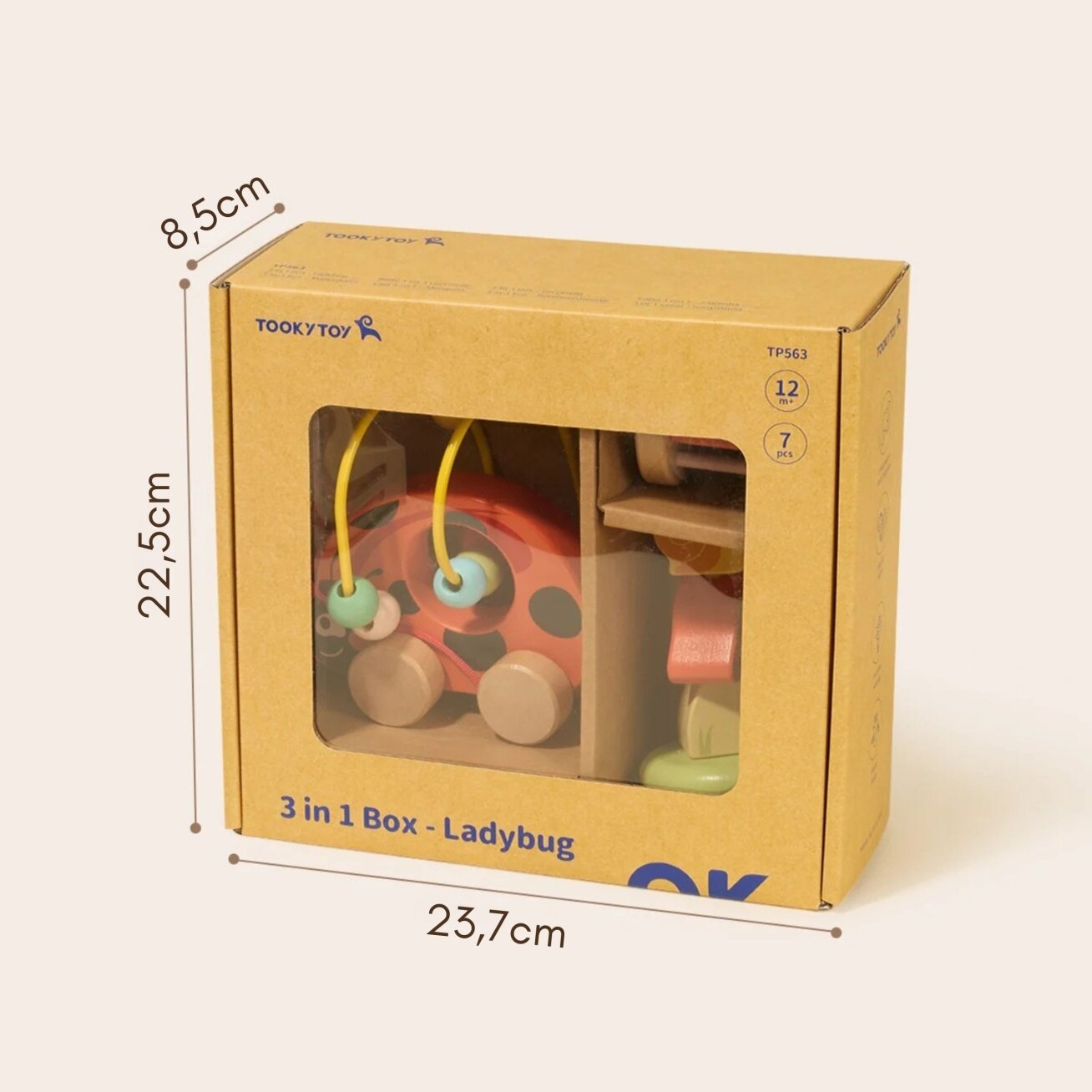 TOOKY TOY Edukacinis žaidimų rinkinys Boružėlė 3in1 6 TOOKY TOY Edukacinis žaidimų rinkinys Boružėlė 3in1 6