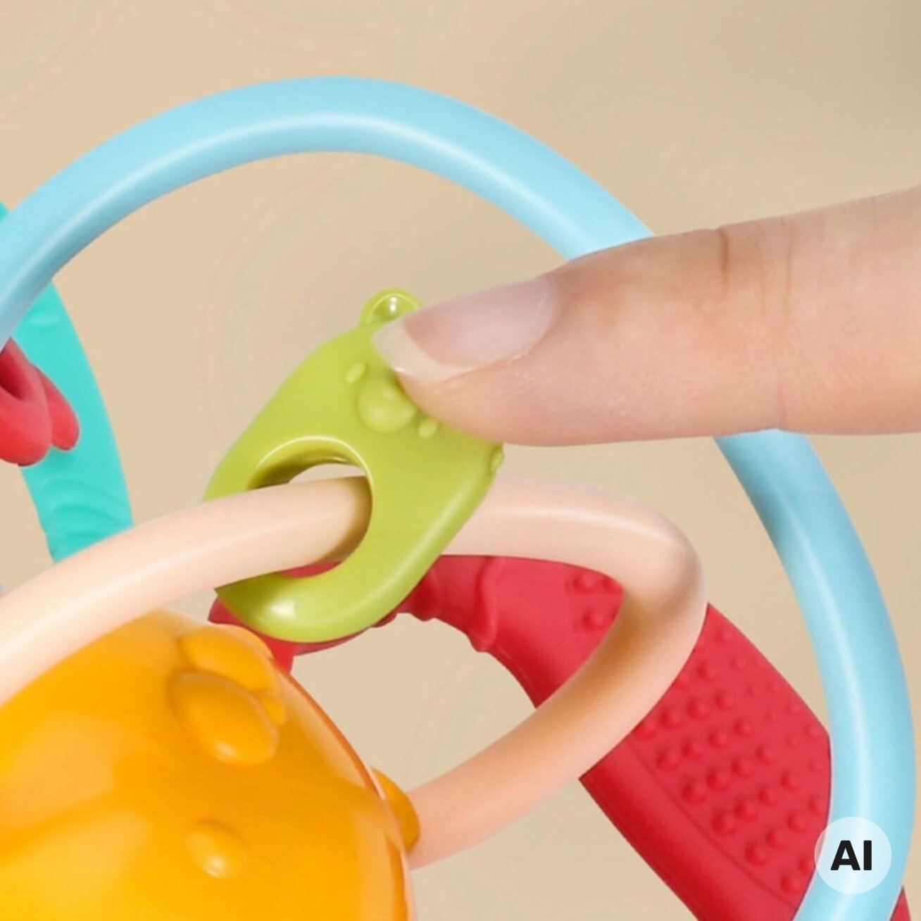WOOPIE BABY Sensorinis kamuolys-kramtukas kūdikiams 5 WOOPIE BABY Sensorinis kamuolys-kramtukas kūdikiams 5