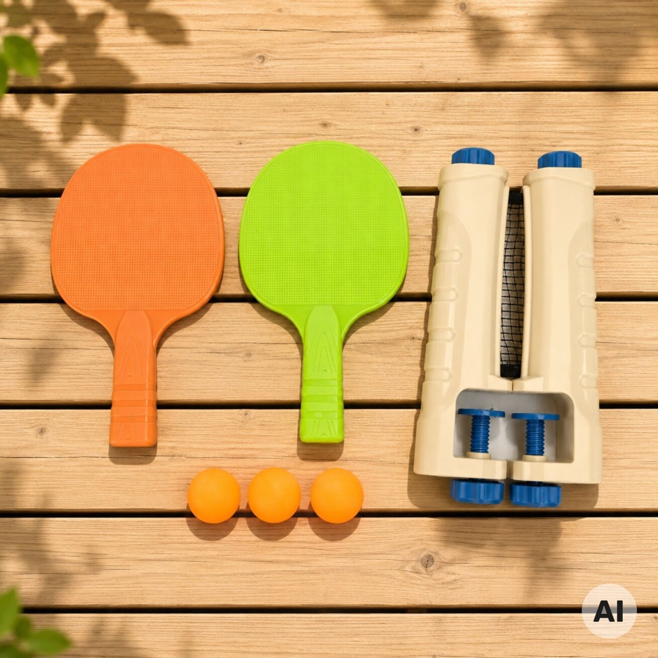 WOOPIE stalo teniso rinkinys su tinkleliu 6 el. Ping Pong 2 WOOPIE stalo teniso rinkinys su tinkleliu 6 el. Ping Pong 2