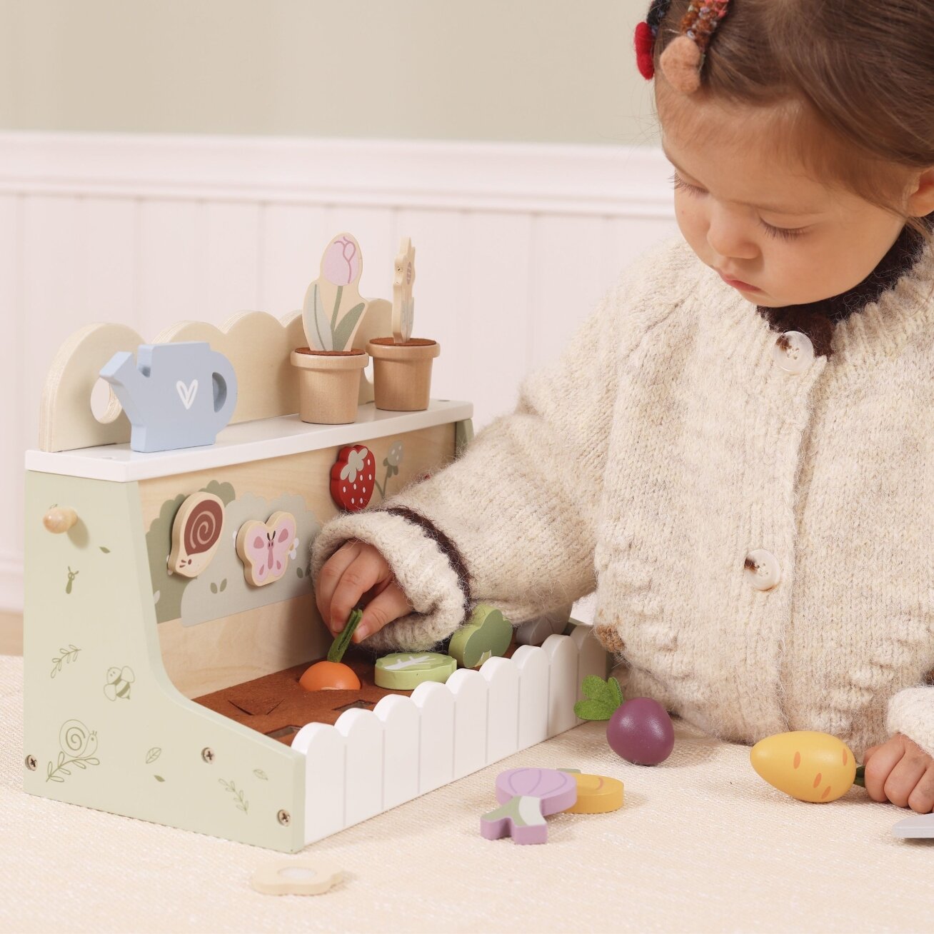 VIGA Medinis Montessori darželis sodinimo daržininkystės rinkinys daržovėms 4