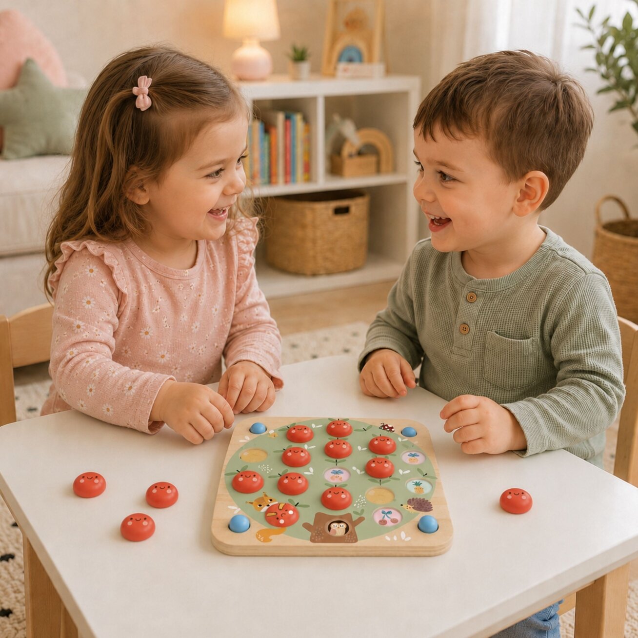 TOOKY TOY Atminties žaidimas Obuoliukai 5