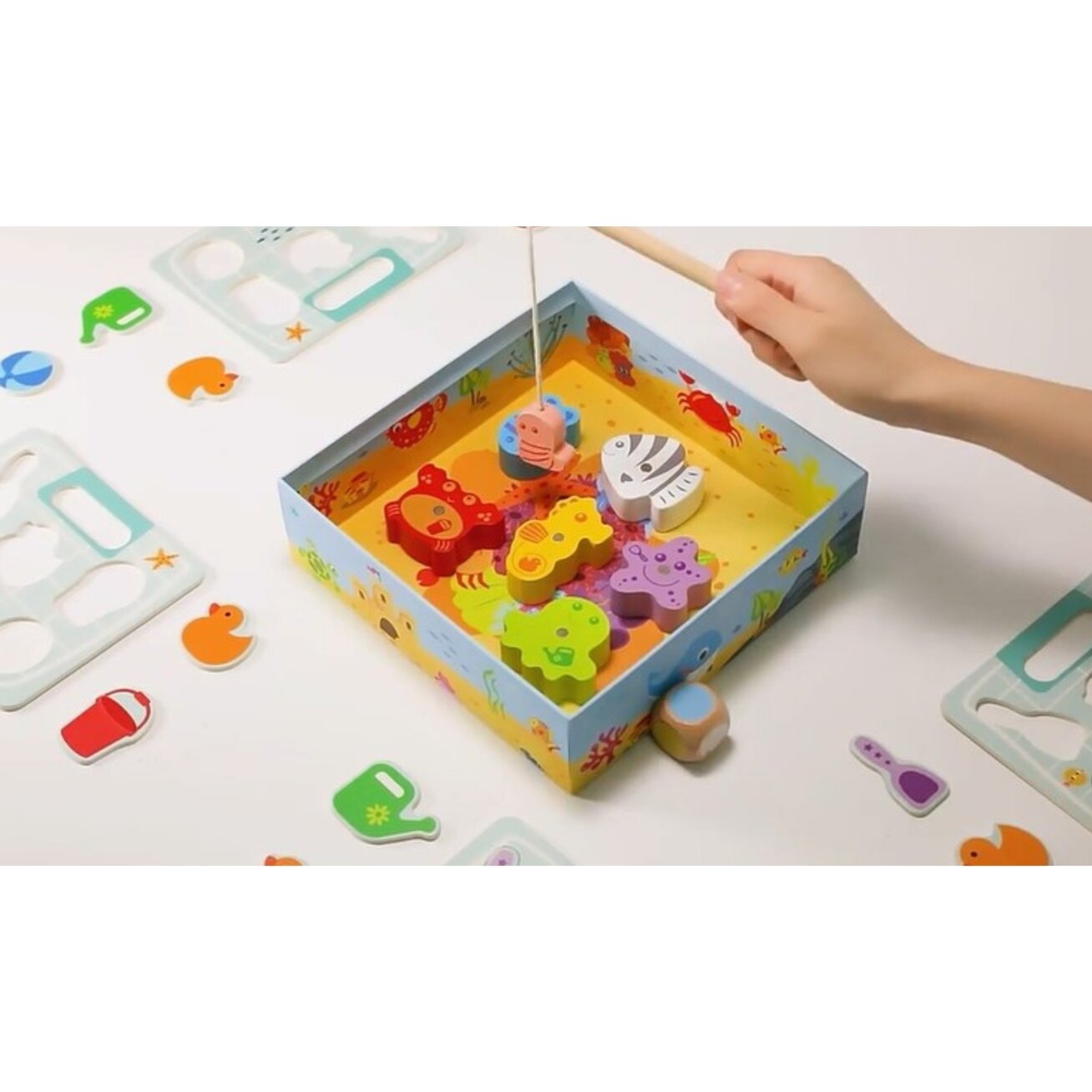 TOOKY TOY Žaidimas Žvejyba Žaidimas vikrumui 10