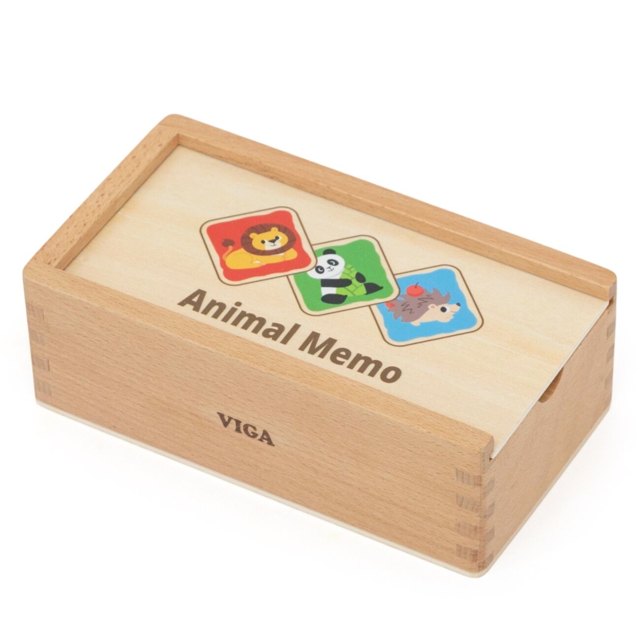 Viga  Medinis atminties žaidimas Memo Gyvūnėliai edukacinis vaikams 3+ 7