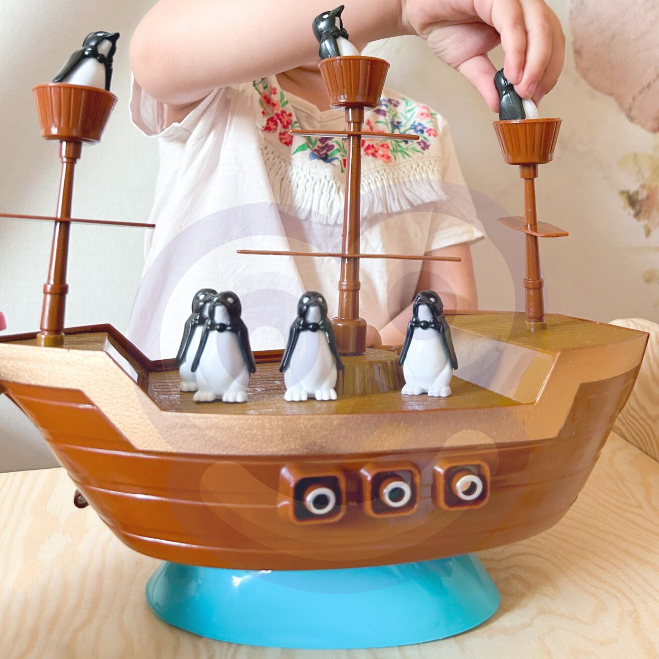 WOOPIE Vikrumo žaidimas „Pingvinų piratų laivas“ 2