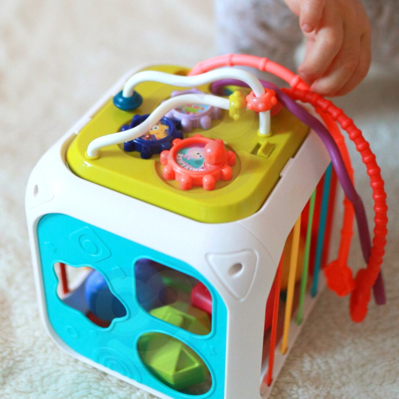 WOOPIE BABY sensorinis edukacinis veiklos kubas 5