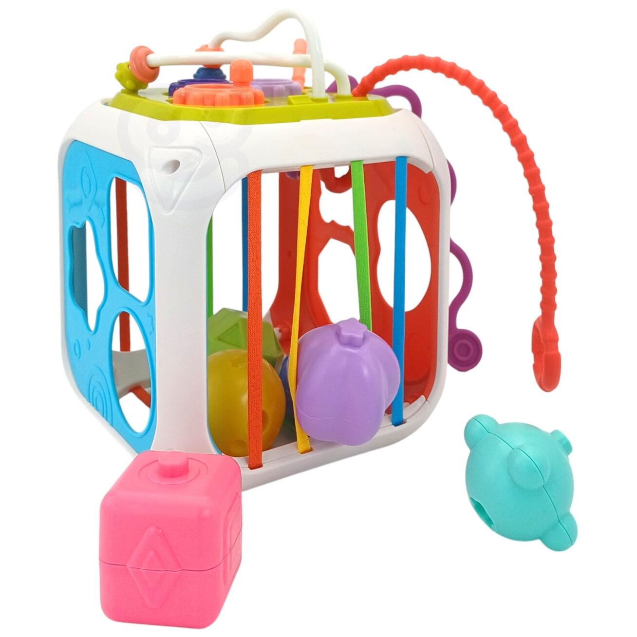 WOOPIE BABY sensorinis edukacinis veiklos kubas 9 WOOPIE BABY sensorinis edukacinis veiklos kubas 9